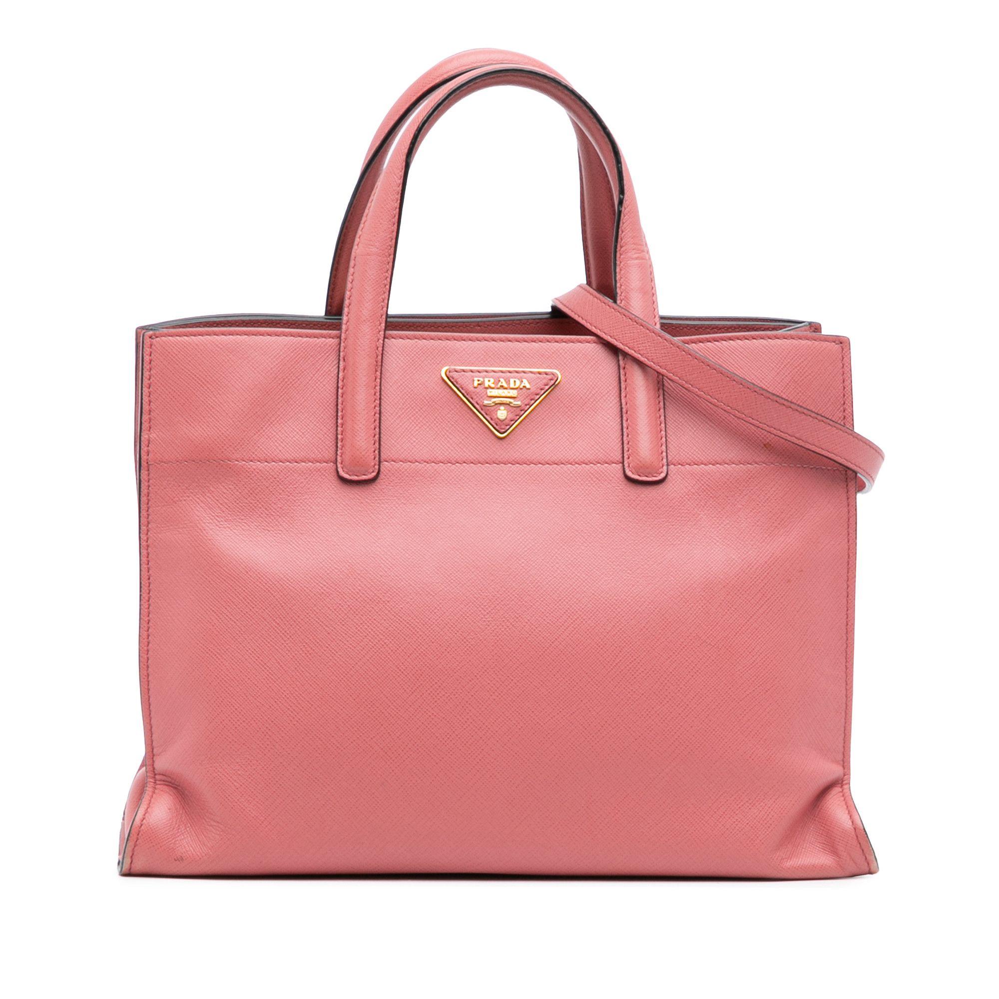 Prada Prada Saffiano Soft Triple Pocket Tote Size ONE SIZE - 1 Thumbnail