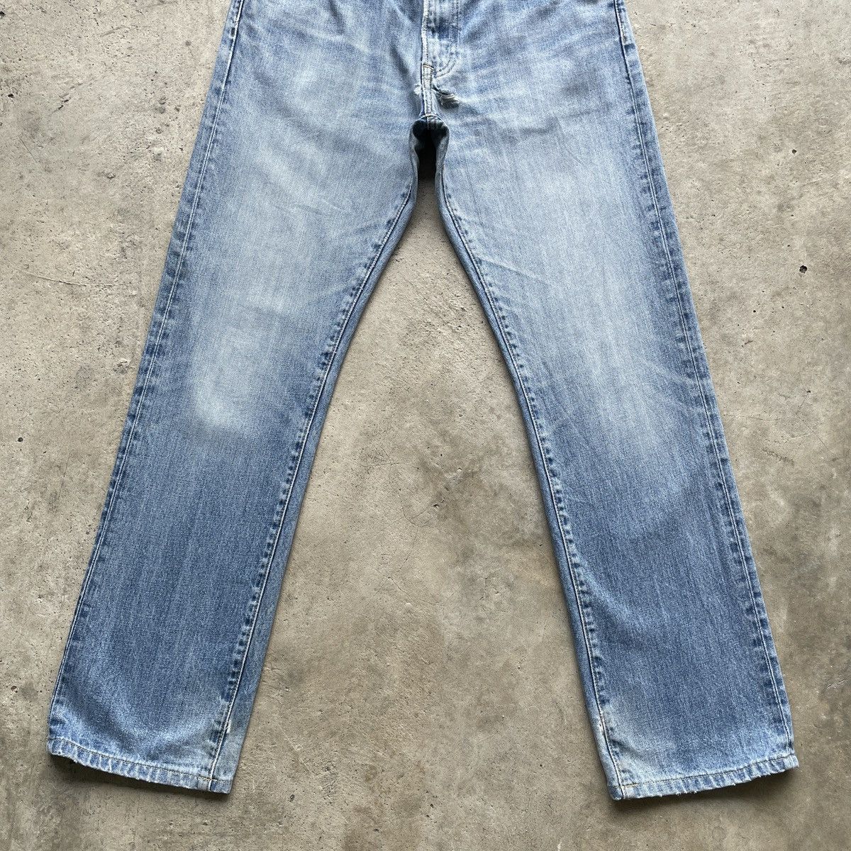 Japanese Brand Vintage Japanese Faded Wash Jeans Denim Pants W32x31 Size US 32 / EU 48 - 4 Thumbnail