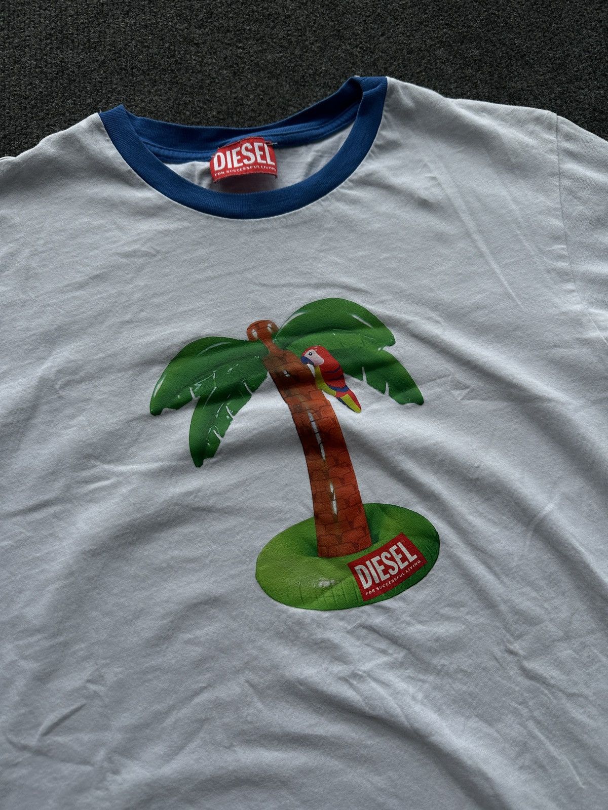 Diesel 🚨DIESEL AVANT GARDE ARCHIVE VINTAGE BIG LOGO T-SHIRT Y2K TEE Size US XS / EU 42 / 0 - 5 Thumbnail