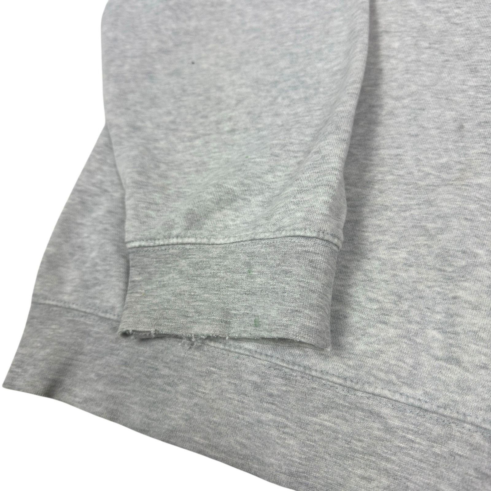 Japanese Brand × Nike Nike Women's Gray Cotton Fleece Lined Pullover Sweatshirt L Size L / US 10 / IT 46 - 6 Thumbnail