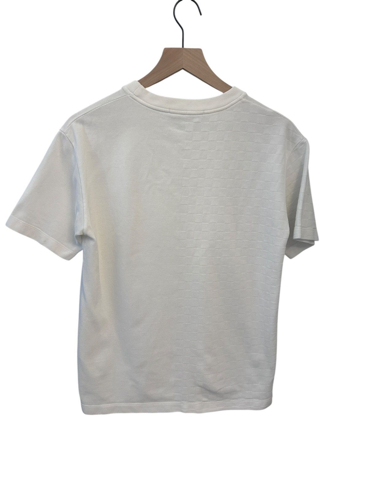Louis Vuitton Size M - Louis Vuitton Half Damier Pocket T-Shirt white Size US M / EU 48-50 / 2 - 2 Thumbnail