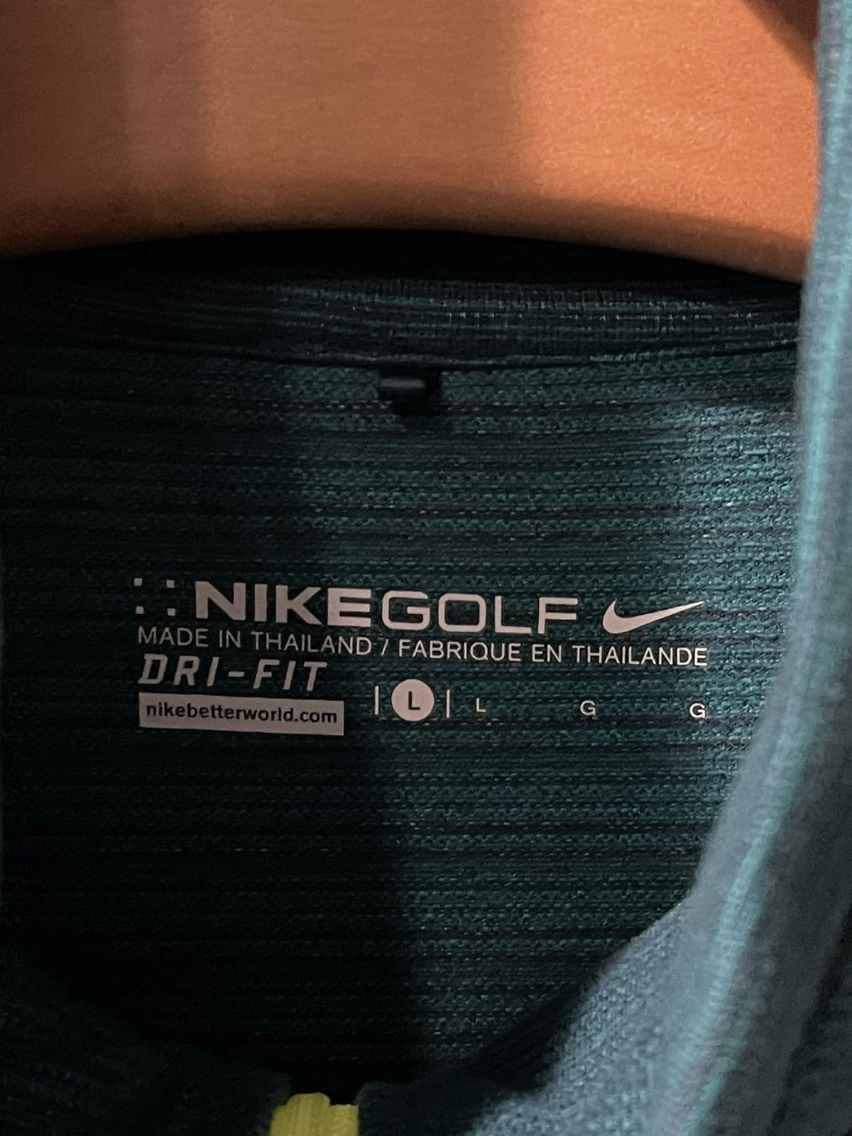 Nike × PGA Tour Nike Dri Fit Golf Long Sleeve Quarter Zip Size Large Size US L / EU 52-54 / 3 - 3 Thumbnail