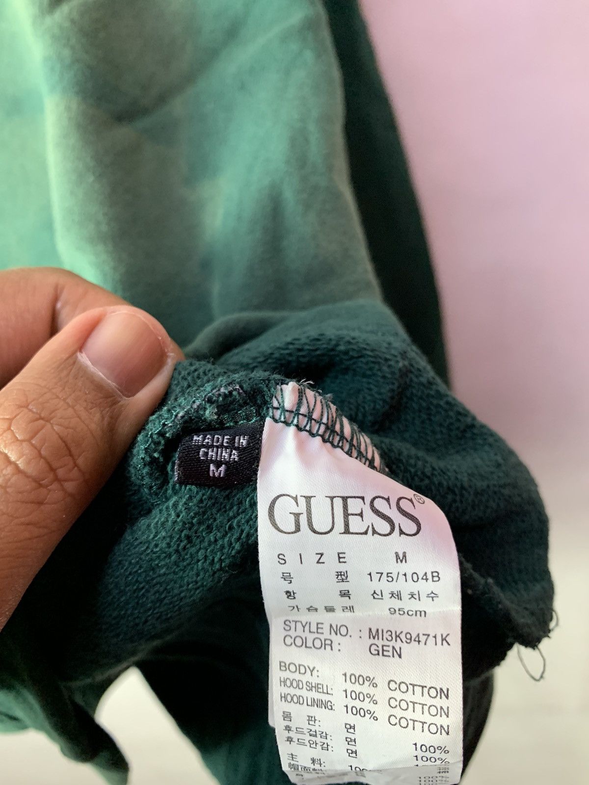 Guess 🔥Guess Big Logo Sweatshirt Hoodie Pullover Size US M / EU 48-50 / 2 - 14 Thumbnail