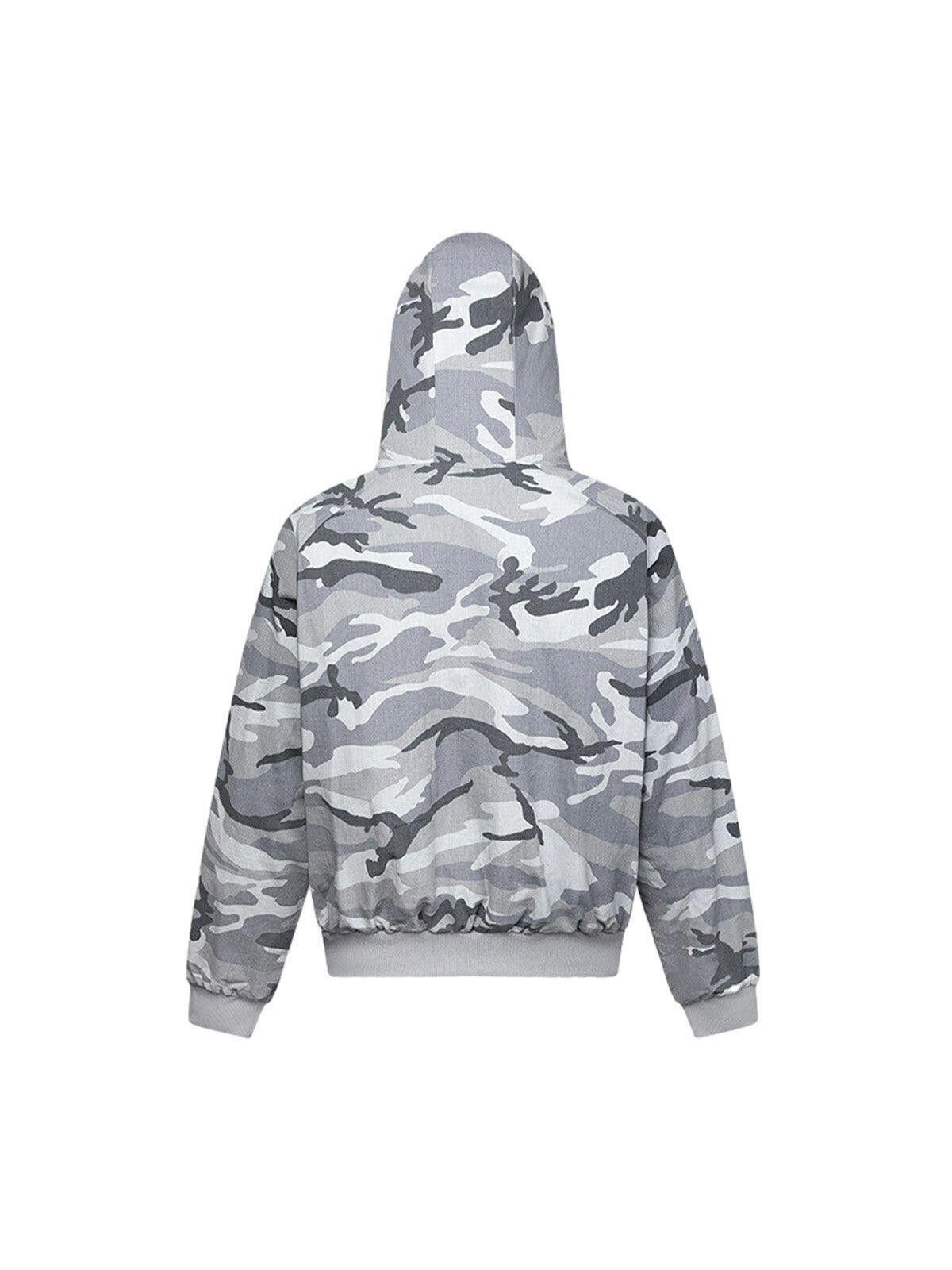 Other Camouflage Fleece Hooded Jacket Size US L / EU 52-54 / 3 - 4 Thumbnail