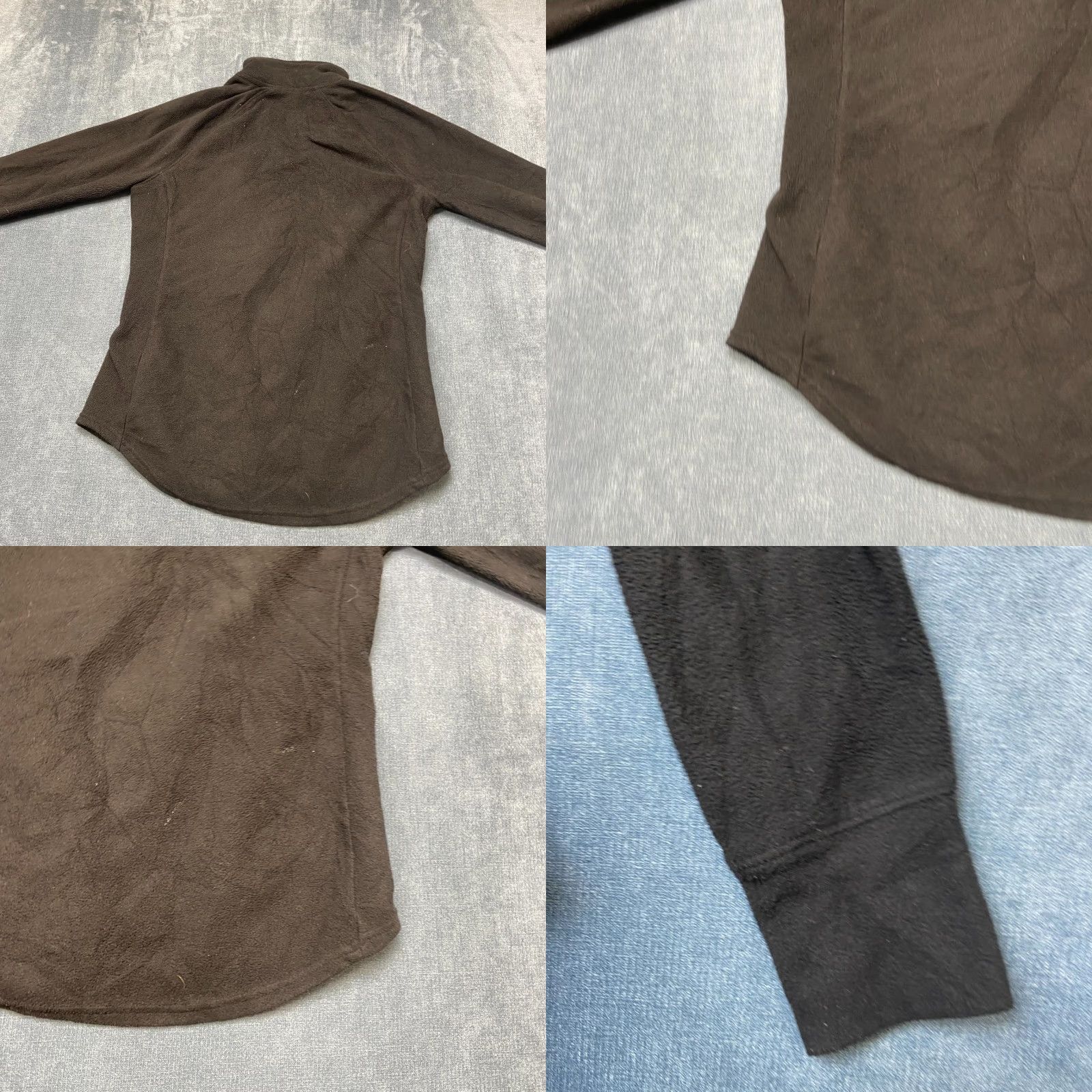 Old Navy Old Navy Active Jacket Women Small Black Fleece Full Zip Mock Neck Raglan Sleeve Size S / US 4 / IT 40 - 8 Thumbnail