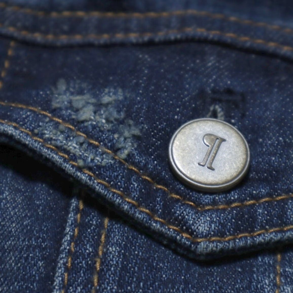 Vintage Pilcro and the Letterpress Crop Trucker Demin Jacket Blue Women's M Shirt Size M / US 6-8 / IT 42-44 - 6 Thumbnail