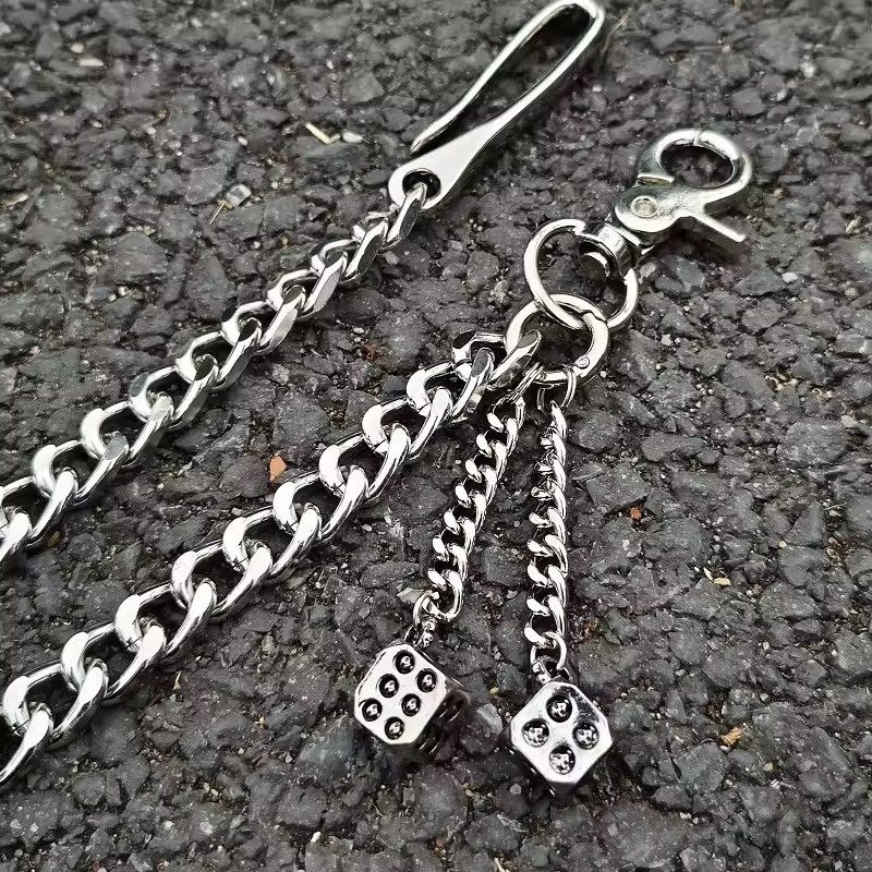 Other Gothic Punk Key Chain Hip Hop Pants Chain Size ONE SIZE - 4 Thumbnail