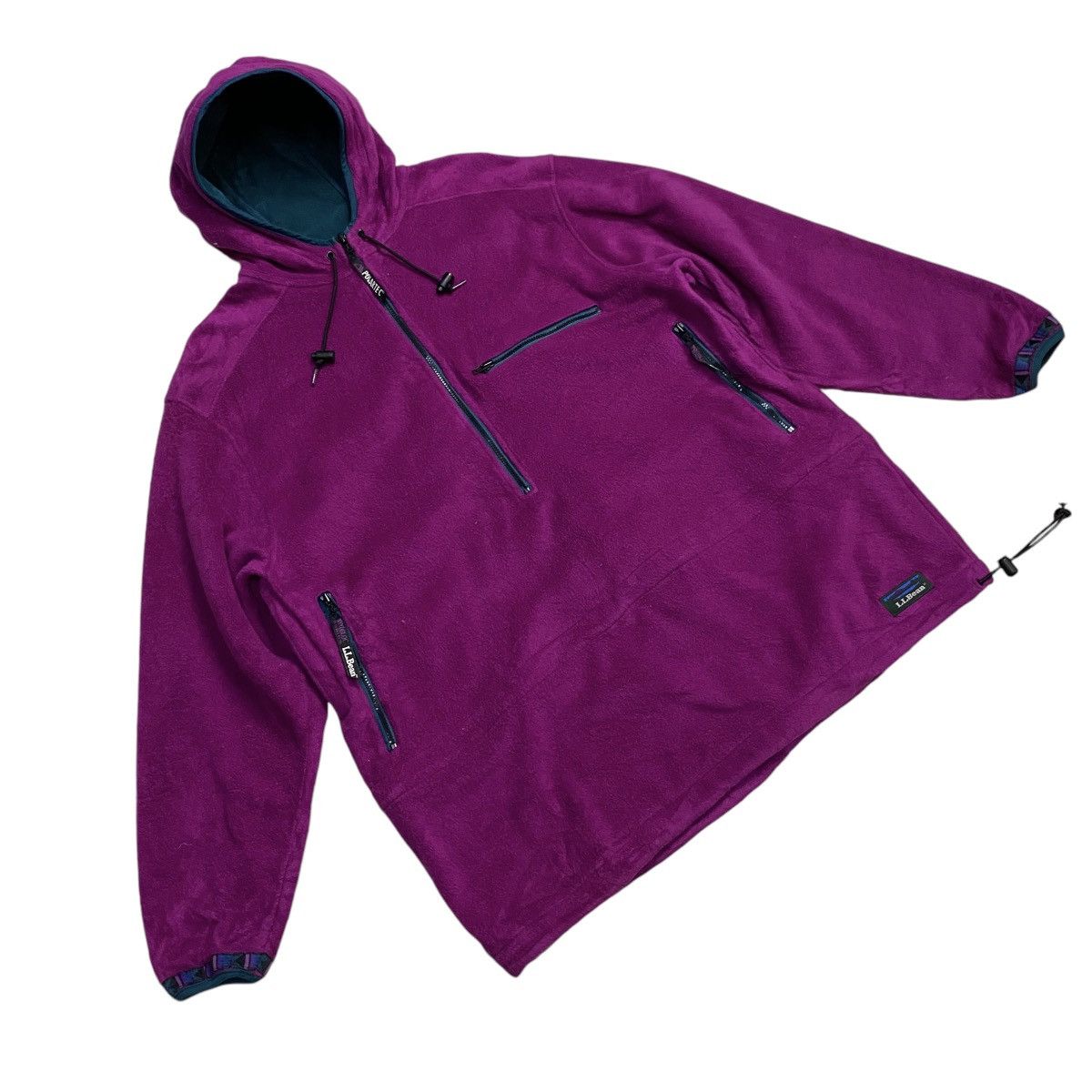 L.L. Bean × Polartec L.L Bean X Polartec magenta half zipper fleece Size XL / US 12-14 / IT 48-50 - 6 Thumbnail