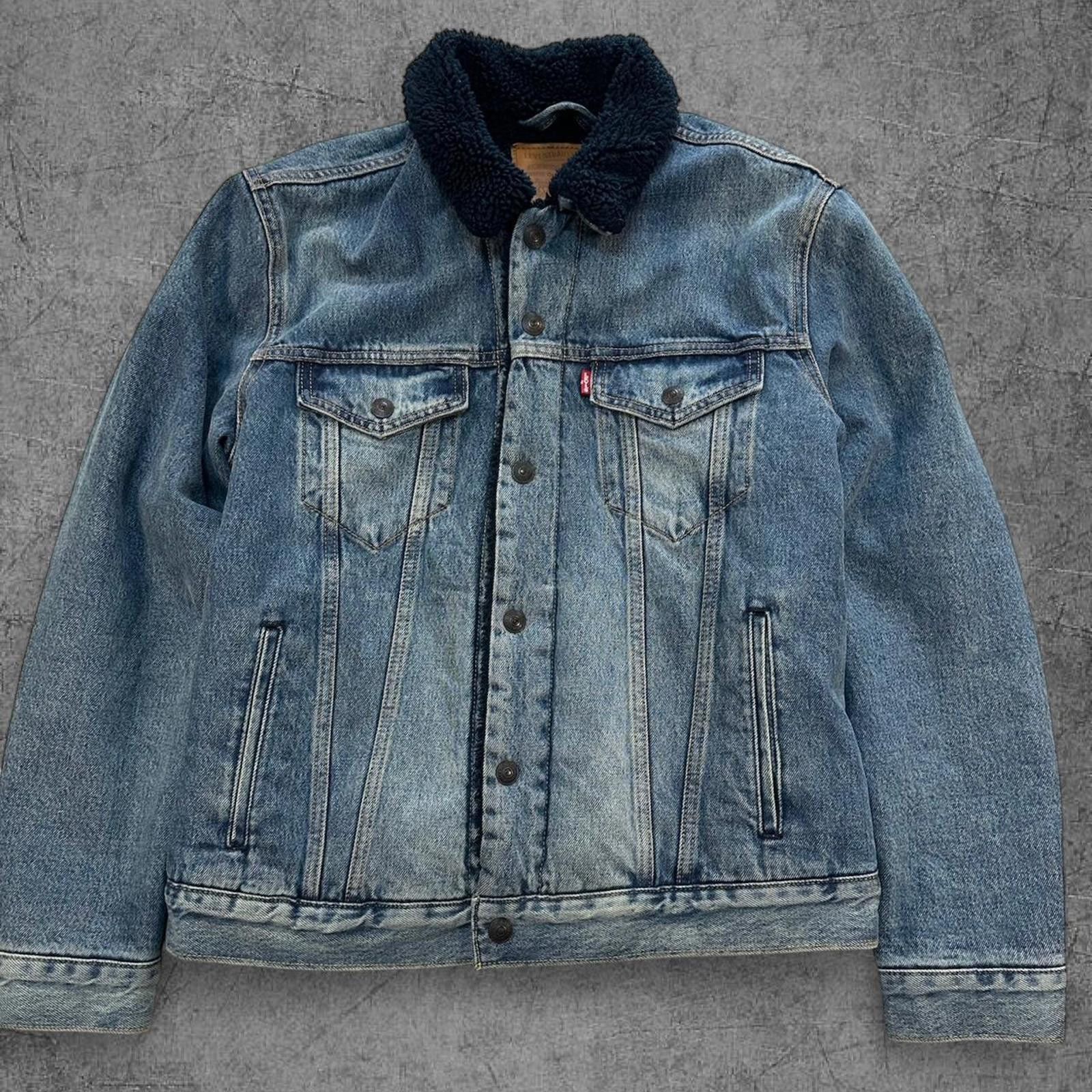 Levi's Levi Sherpa Lined Big E Reissue Jacket Size US M / EU 48-50 / 2 - 1 Thumbnail