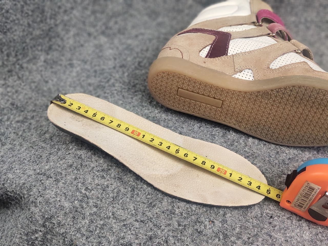 If Six Was Nine Vintage isabel marant Style wedge sneakers suede Velcro Y2K Size US 8 / IT 38 - 20 Thumbnail