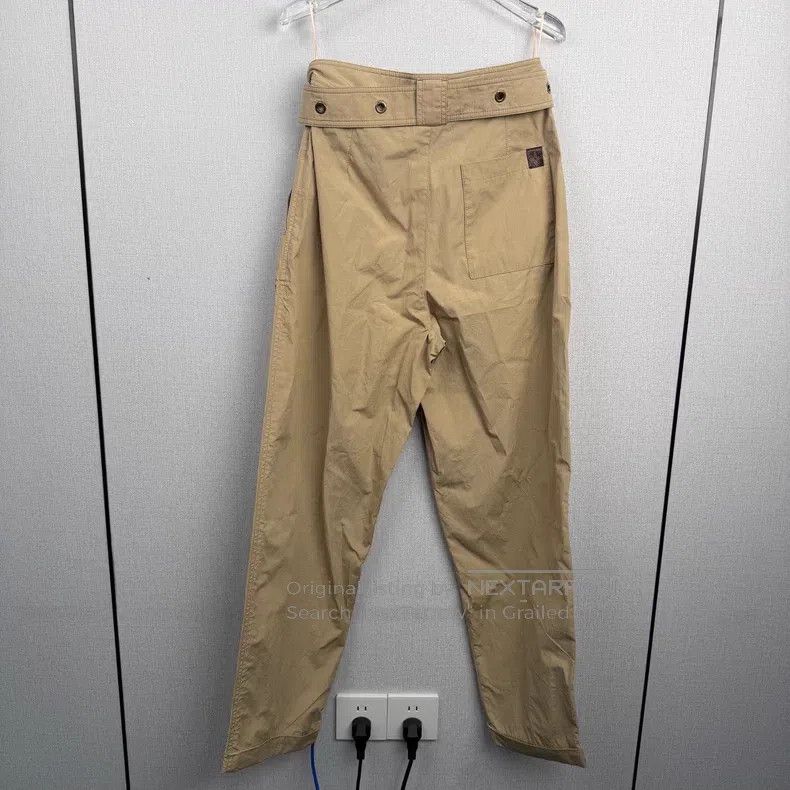 Louis Vuitton Louis Vuitton Khaki full logo belt slacks pants Size US 36 / EU 52 - 5 Thumbnail