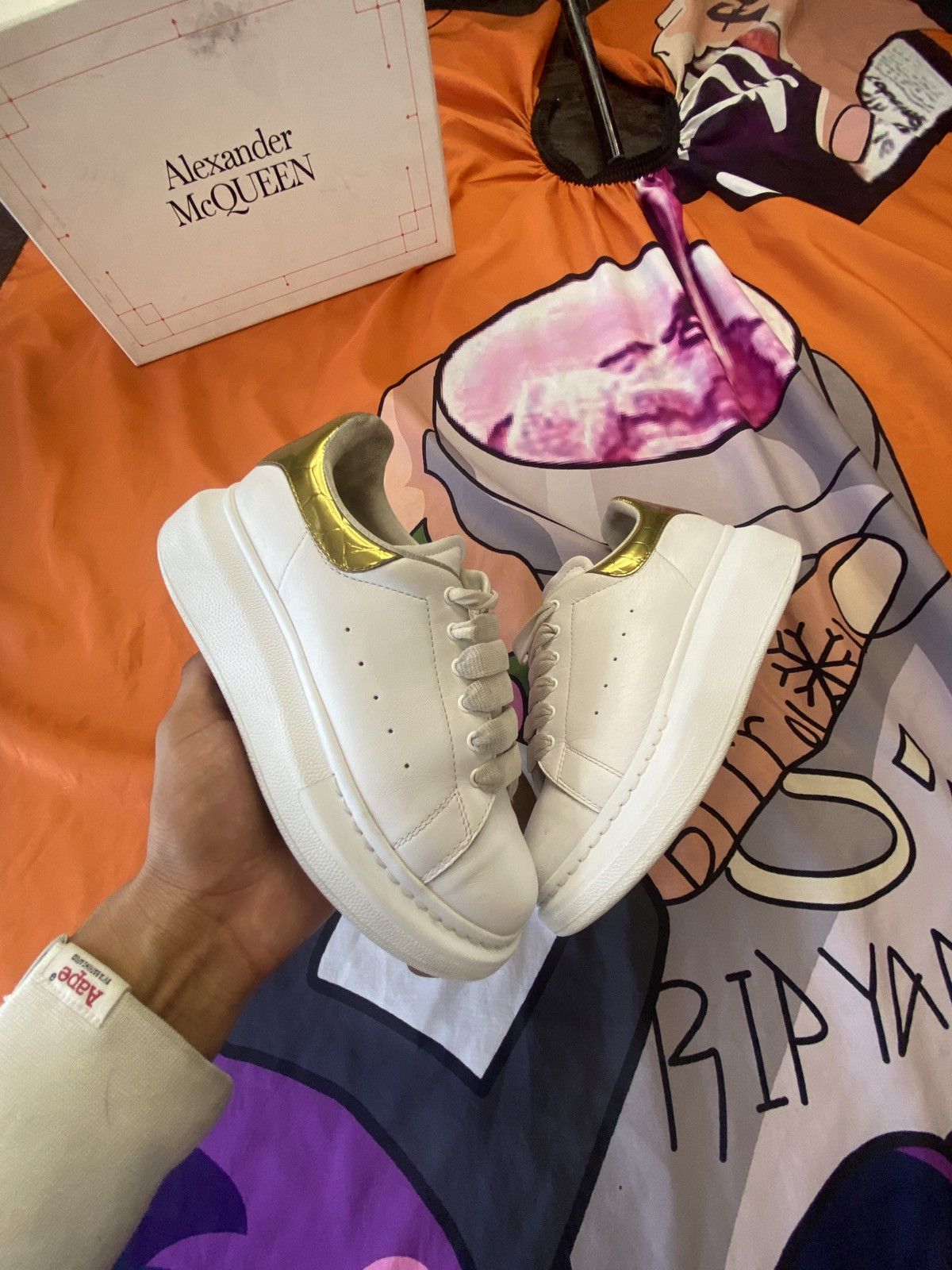 Alexander McQueen Alexander Mcqueen oversized snkr READ INFO! Size US 4 / IT 34 - 1 Thumbnail