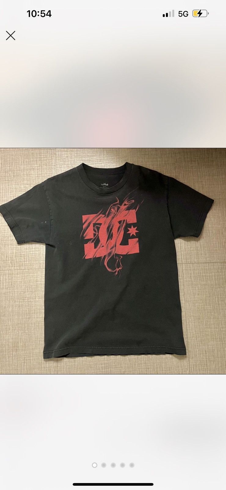 DC × Vintage DC distressed T shirt Size M / US 6-8 / IT 42-44 - 1 Thumbnail