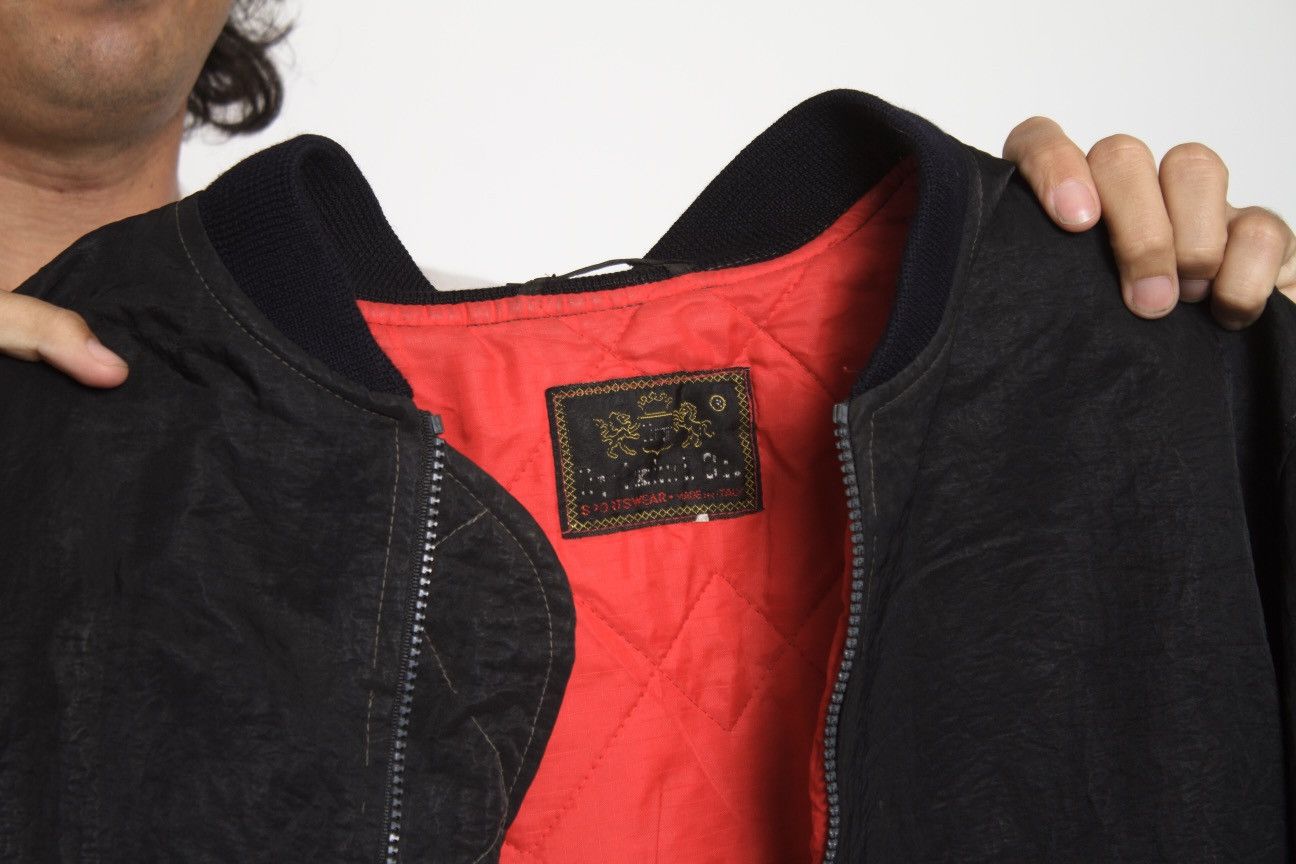 Vintage BLACK NYLON BOMBER JACKET BY IVY OXFORD Size US XL / EU 56 / 4 - 6 Thumbnail