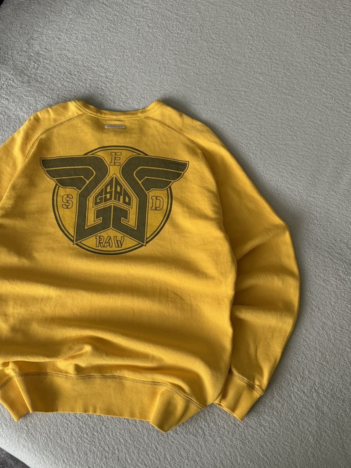 G-Star × Vintage Vintage G-Star Raw Y2K big logo oversized sweatshirt Size US L / EU 52-54 / 3 - 3 Thumbnail