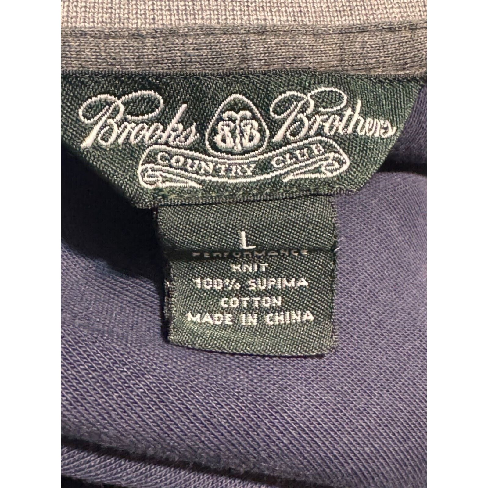 Brooks Brothers Brooks Brothers Men's Navy 1/4 Zip · Supima Cotton Large Size US L / EU 52-54 / 3 - 5 Thumbnail