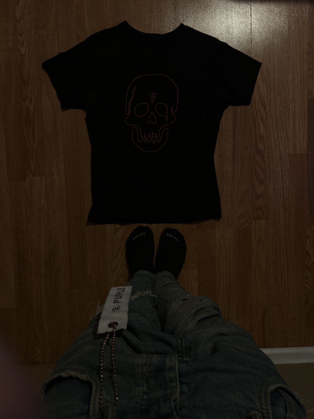 MCM × Sprayground × Vlone Vlone X Neighborhood short sleeve T-Shirt ‘Black/Red’ Size US S / EU 44-46 / 1 - 4 Thumbnail
