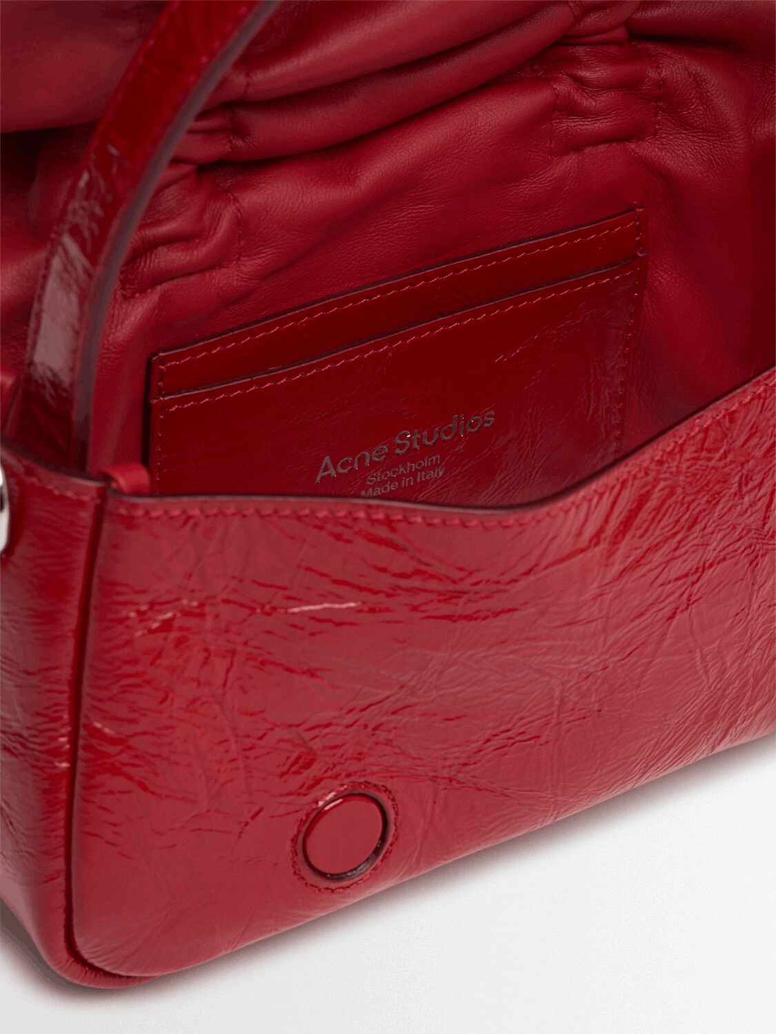 Acne Studios ACNE STUDIOS Multi Micro Red Leather Top Handle Bag New Size ONE SIZE - 4 Thumbnail