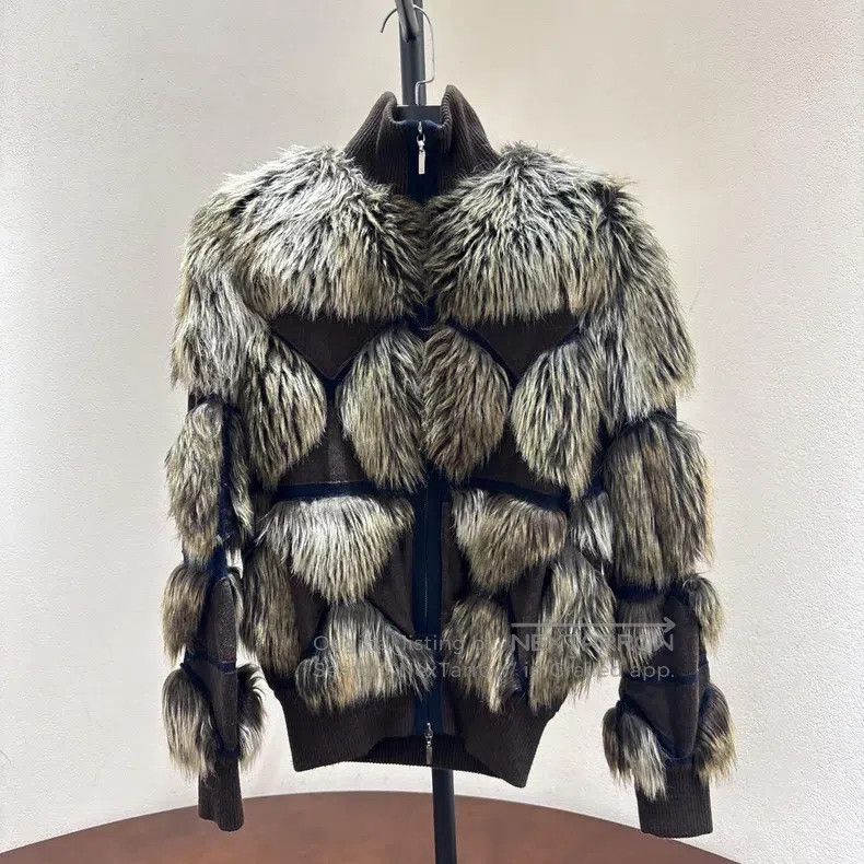 Chanel Chanel Eco-friendly fur zipper jacket Size XXS / US 00 / IT 34 - 1 Thumbnail