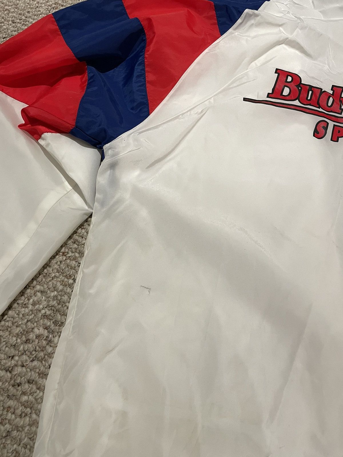 Budweiser × Vintage Vintage Budweiser Sports Jacket Size US L / EU 52-54 / 3 - 7 Thumbnail