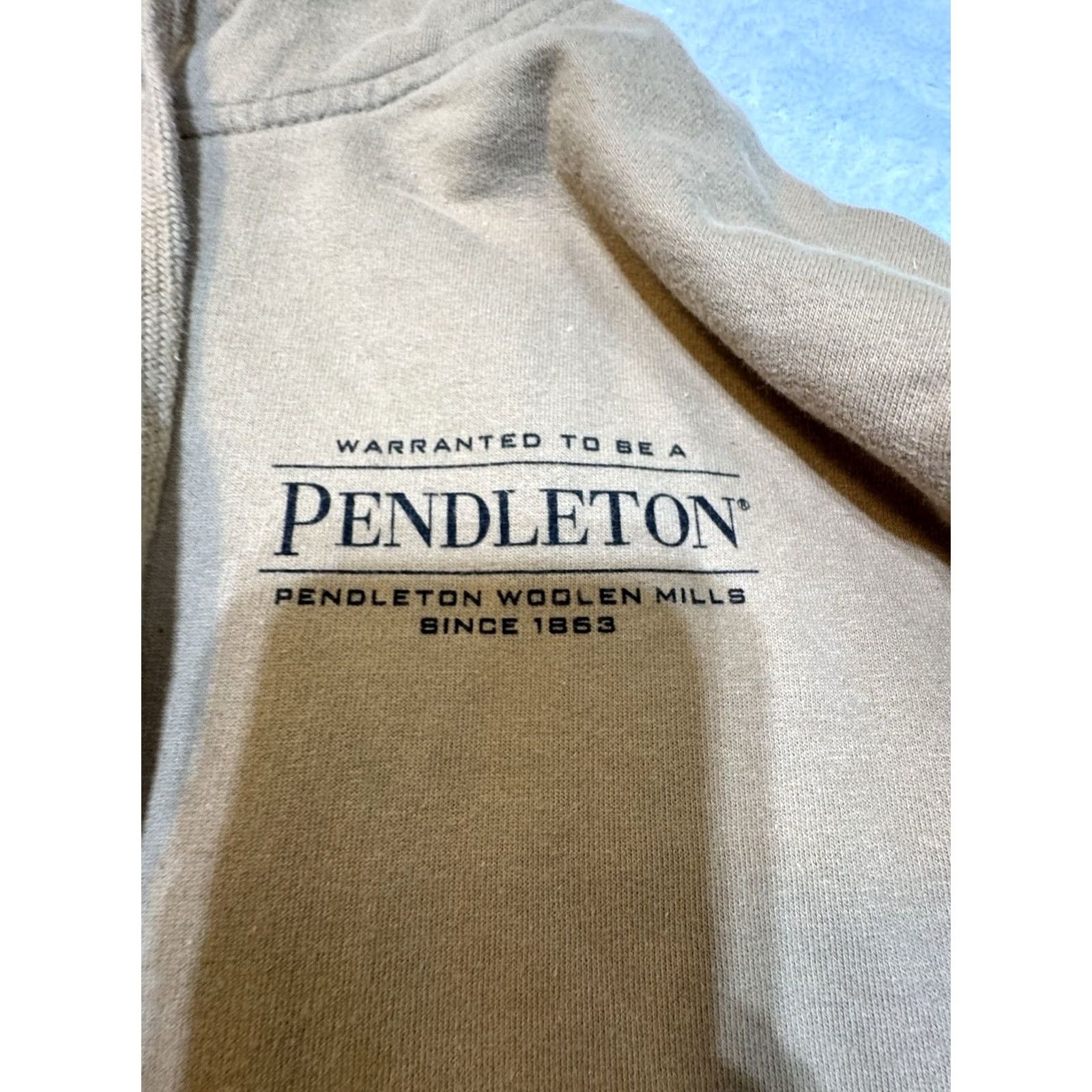 Pendleton Pendleton Woolen Mills Hoodie Mens S Pullover Aztec Graphic Tan Sweatshirt Size US S / EU 44-46 / 1 - 7 Thumbnail