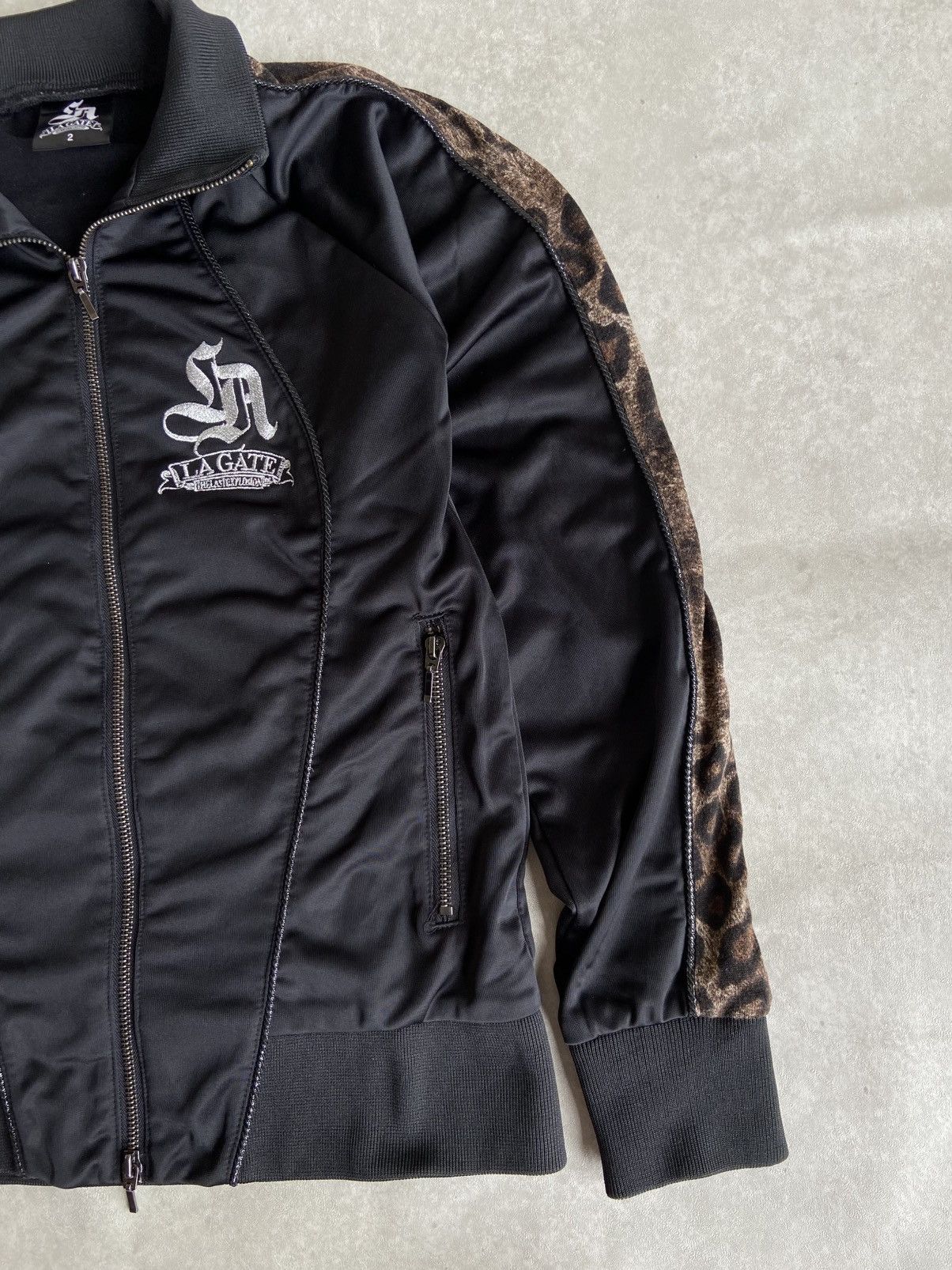 Affliction × If Six Was Nine × Le Grande Bleu (L.G.B.) La Gate Leopard Training Jacket Size US M / EU 48-50 / 2 - 7 Thumbnail
