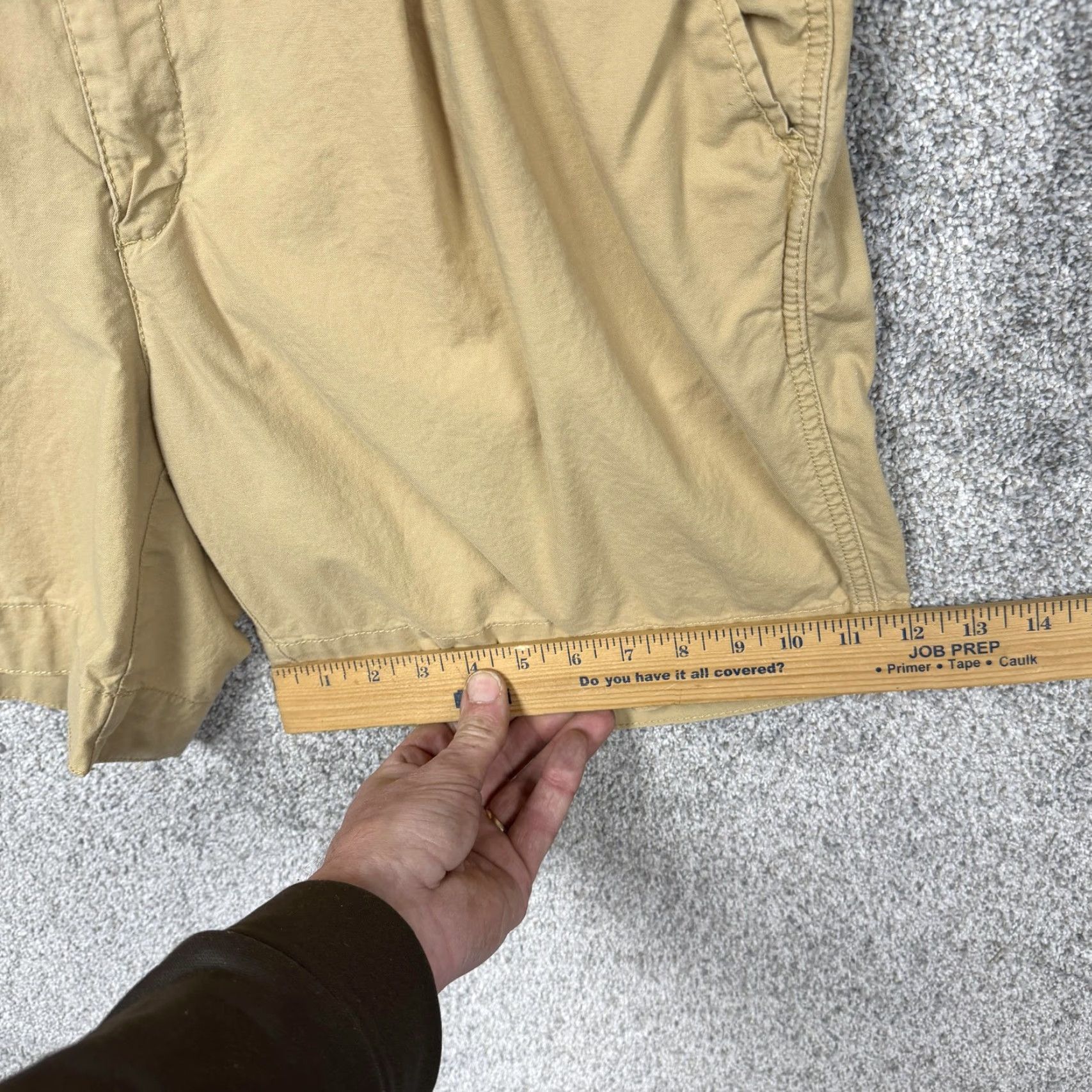 Dockers Dockers Mens Chino Shorts 34 Khaki Beig Elastic Waist Pleated 90s 7in Inseam Casual Travel | Vintage: No | Dockers Outlet Size US 34 / EU 50 - 4 Thumbnail