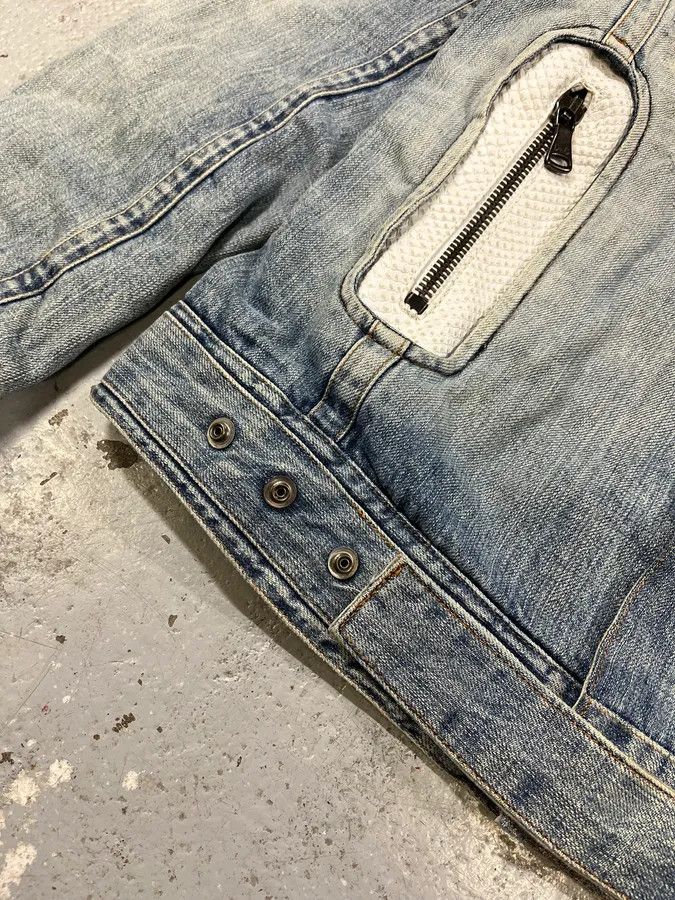 Dolce & Gabbana SS2005 Dolce & Gabbana Apocalyptic Biker Denim Jacket Size US M / EU 48-50 / 2 - 11 Thumbnail