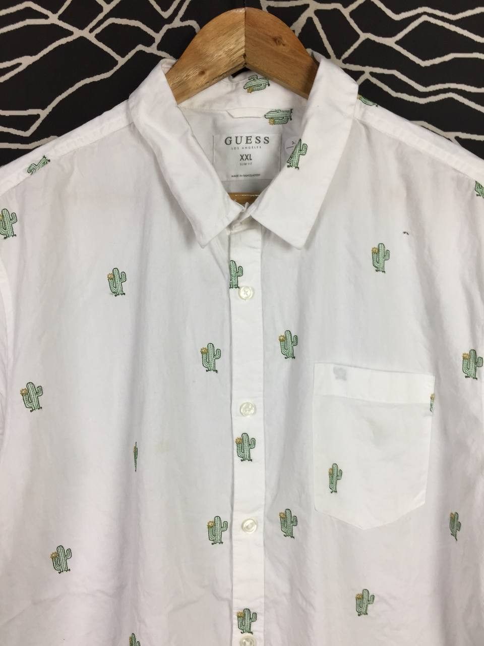 Guess GUESS Cactus Print Vacation Vibe Button Up Shirt Size US XXL / EU 58 / 5 - 3 Thumbnail
