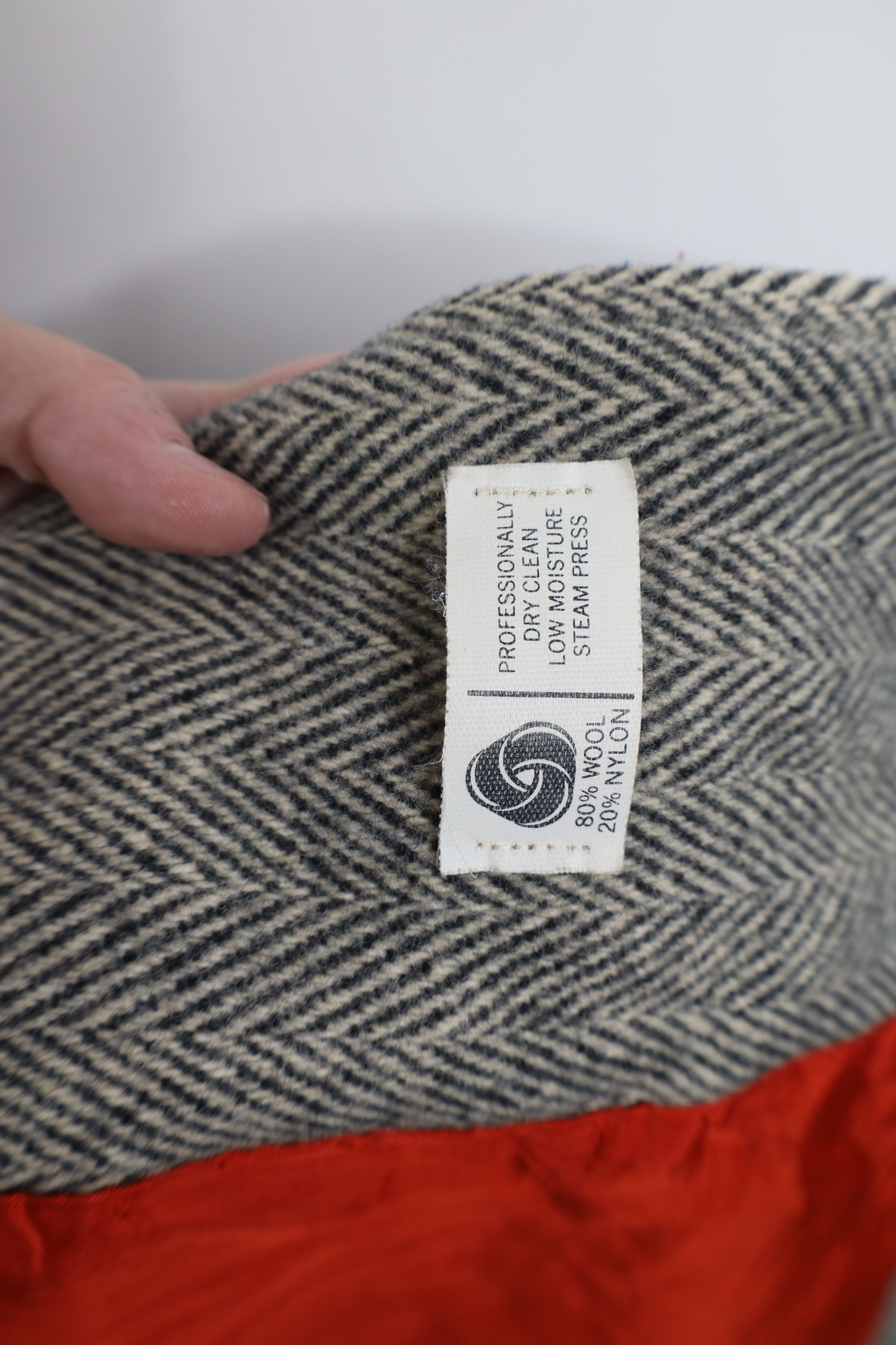 Vintage Vintage 70s Streetwear Heavy Wool Herringbone Jacket USA Size XXL / US 16-18 / IT 52-54 - 12 Thumbnail