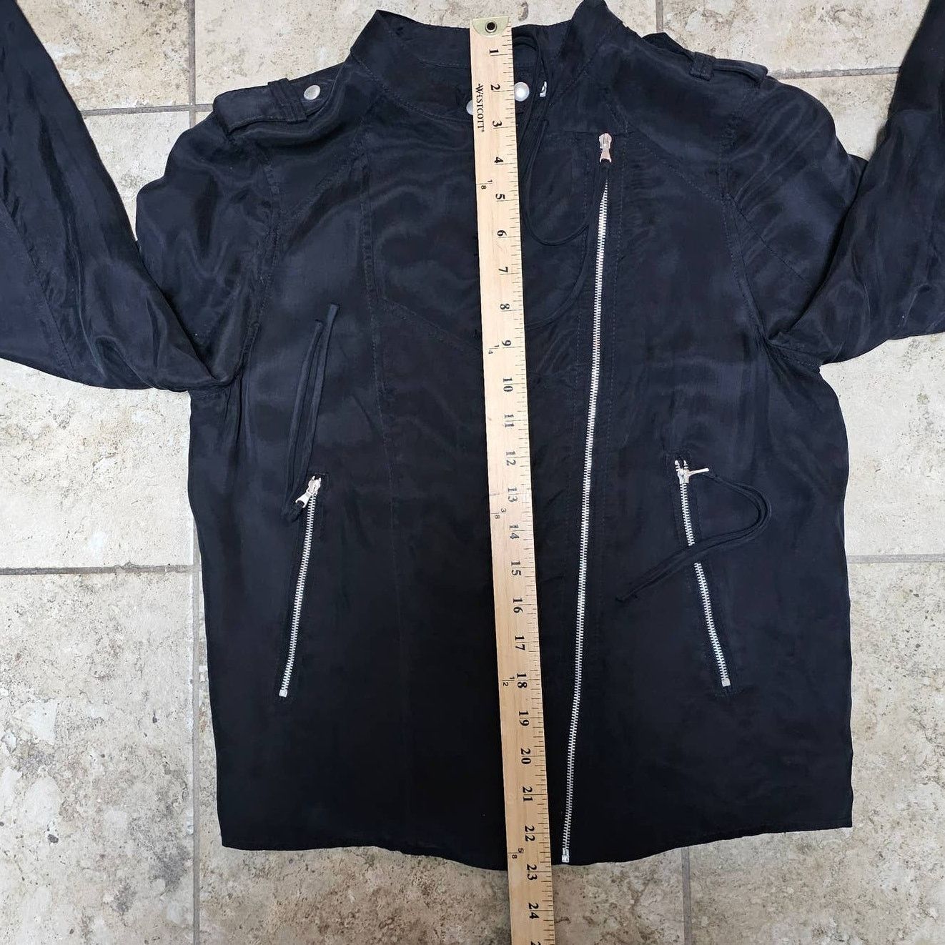 BLANKNYC BlankNYC Silky Lightweight Moto Jacket Black Size Small Size S / US 4 / IT 40 - 11 Thumbnail