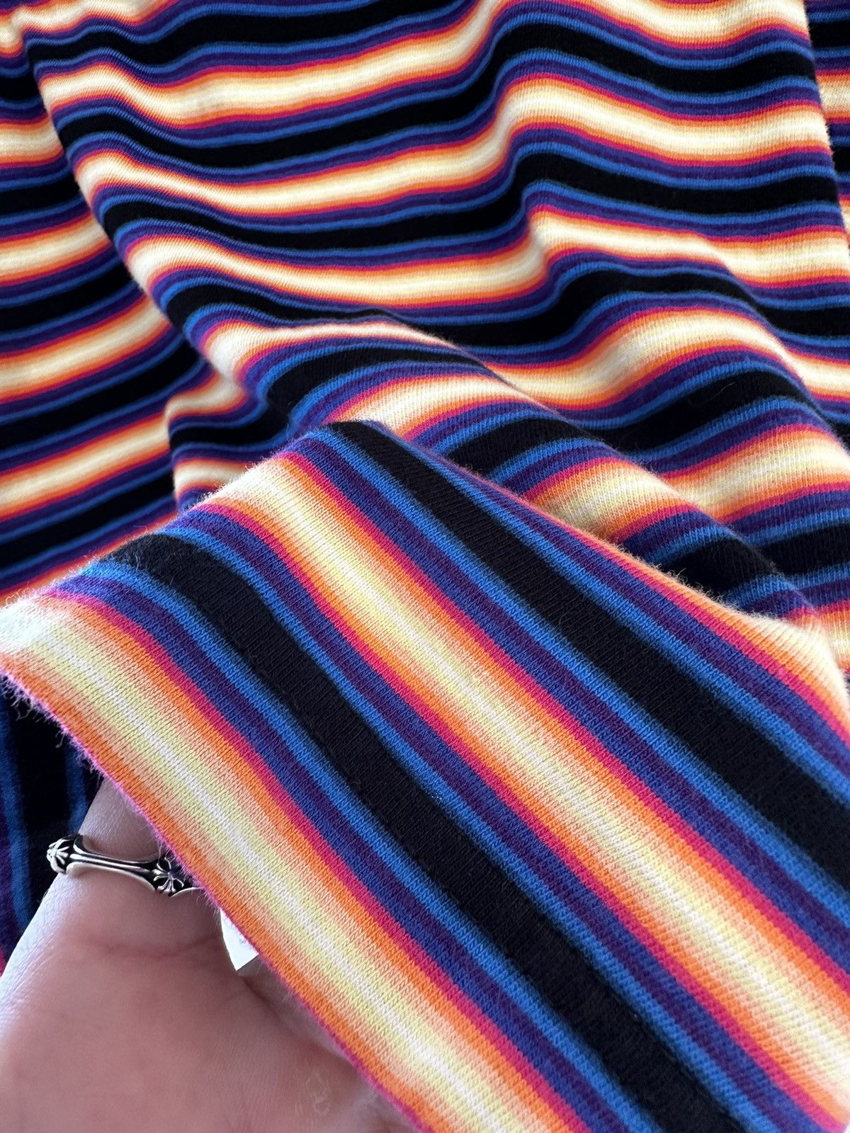 Palace Neon Stripe L/S Tee Shirt Size US M / EU 48-50 / 2 - 8 Thumbnail
