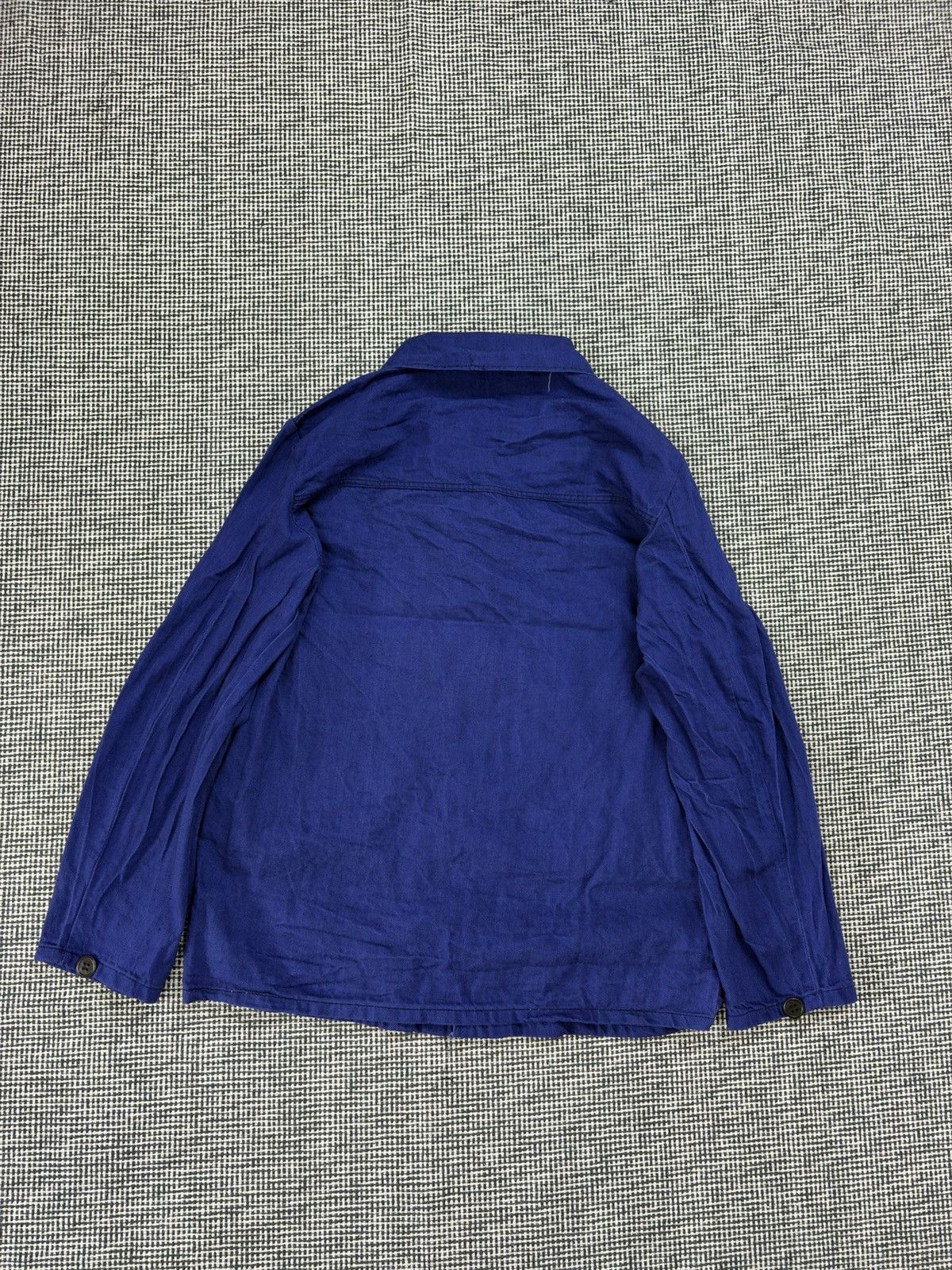 Le Laboureur washed 70s vintage French chore coat jacket 3 pockets Size US M / EU 48-50 / 2 - 4 Thumbnail
