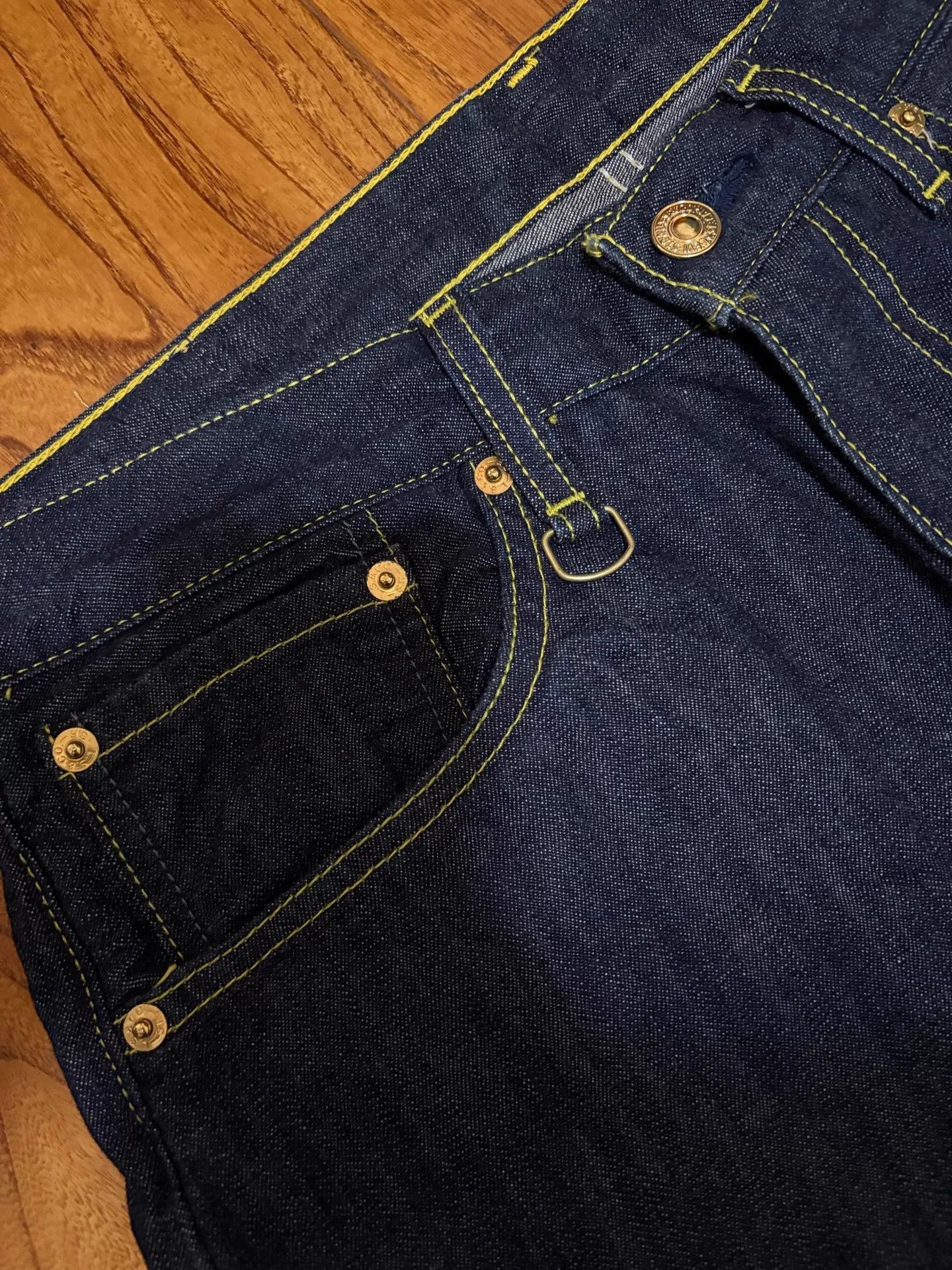 Levi's Levi's Fenom Raw 207 W32 Jeans Light Golden Selvedge Gold Size US 32 / EU 48 - 5 Thumbnail