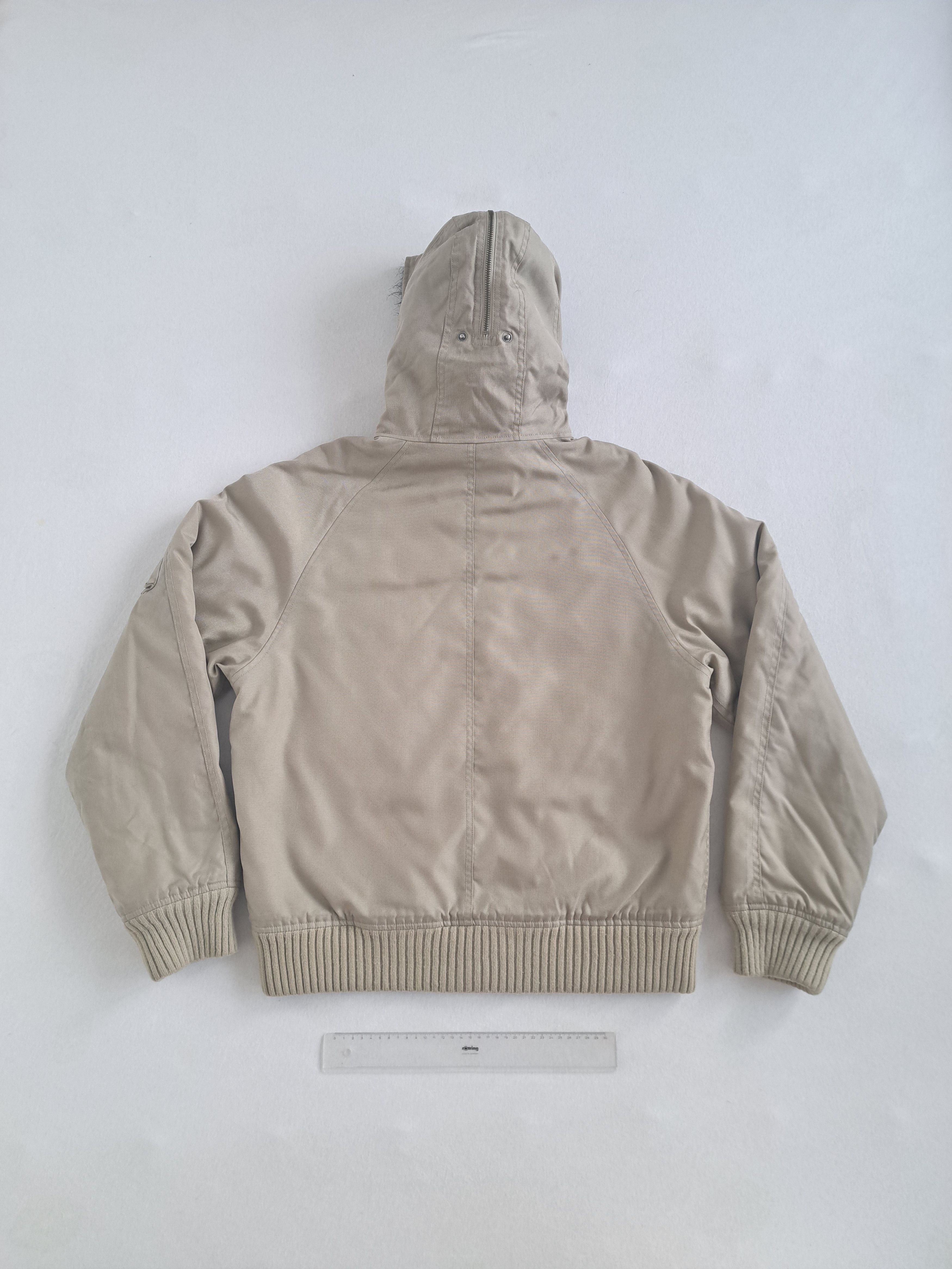 Woolrich Woolen Mills N2B Thermolite Hooded Bomber Jacket w Faux Fur Trim Size M / US 6-8 / IT 42-44 - 2 Thumbnail