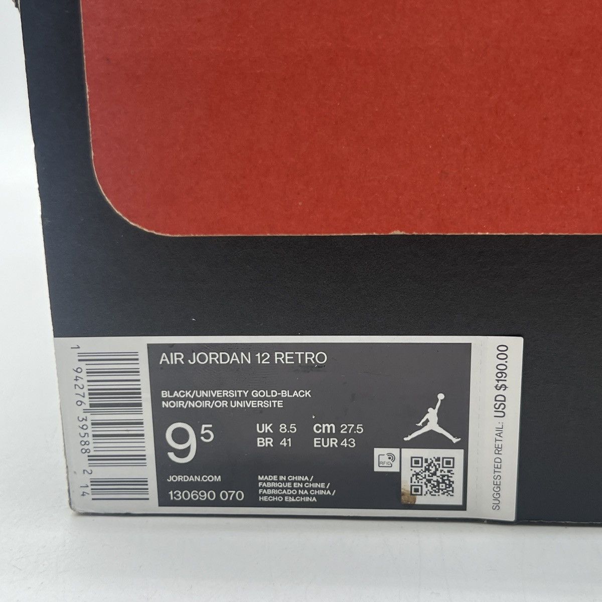 Jordan Brand Air Jordan 12 University gold Size US 9.5 / EU 42-43 - 6 Thumbnail