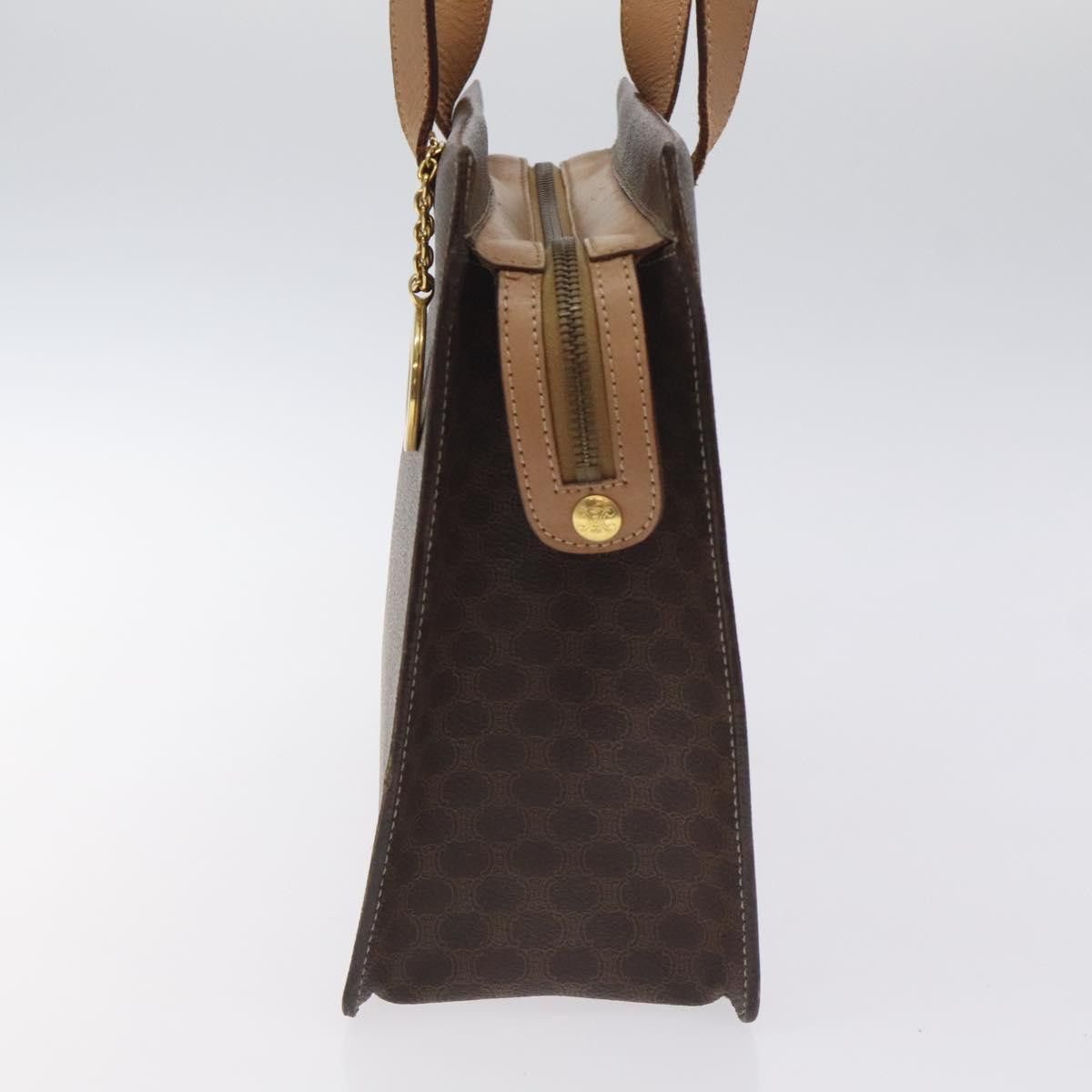 Celine CELINE Macadam Canvas Shoulder Bag Pvc Brown Gold Size ONE SIZE - 4 Thumbnail