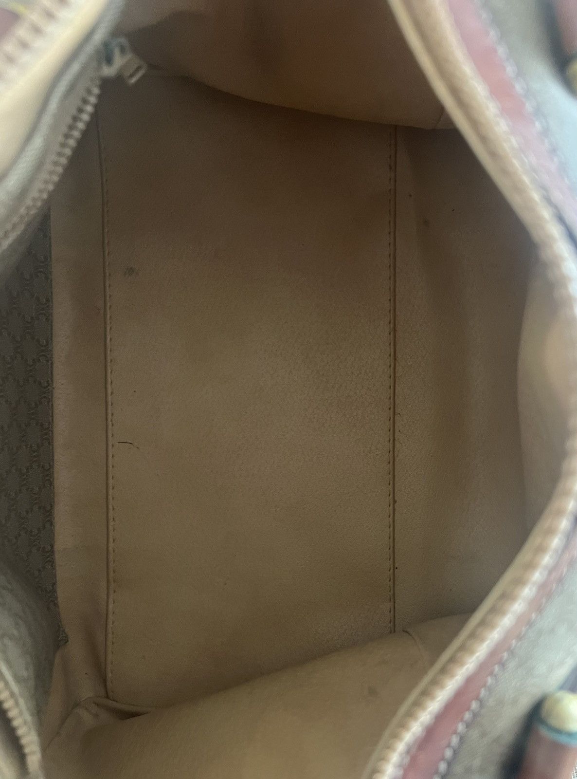 Celine Pre Loved Celine Macadam Chestnut Canvas Boston Bag Size ONE SIZE - 8 Thumbnail