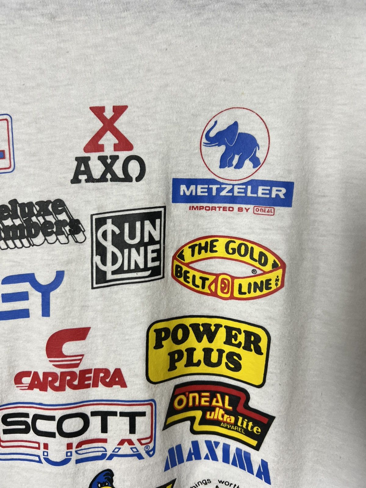 Vintage 80s O’Neal USA Racing Single Stitch T-Shirt Big Logo Size US M / EU 48-50 / 2 - 9 Thumbnail