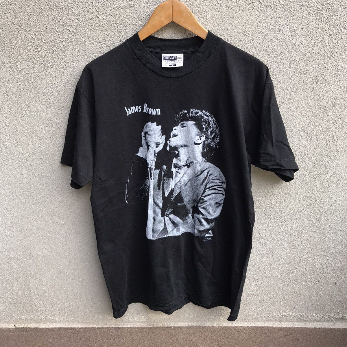 Band Tees Vintage 90s JAMES BROWN tee jazz soul legend Size US M / EU 48-50 / 2 - 1 Thumbnail