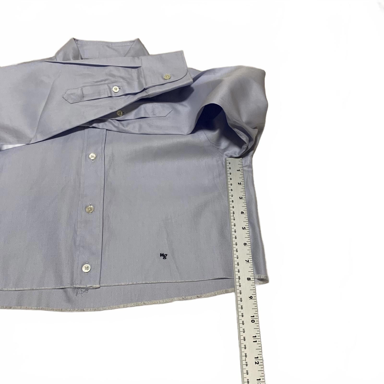 Other Hommegirls Women's S Chambray Blue Cropped Shirt Size S / US 4 / IT 40 - 9 Thumbnail