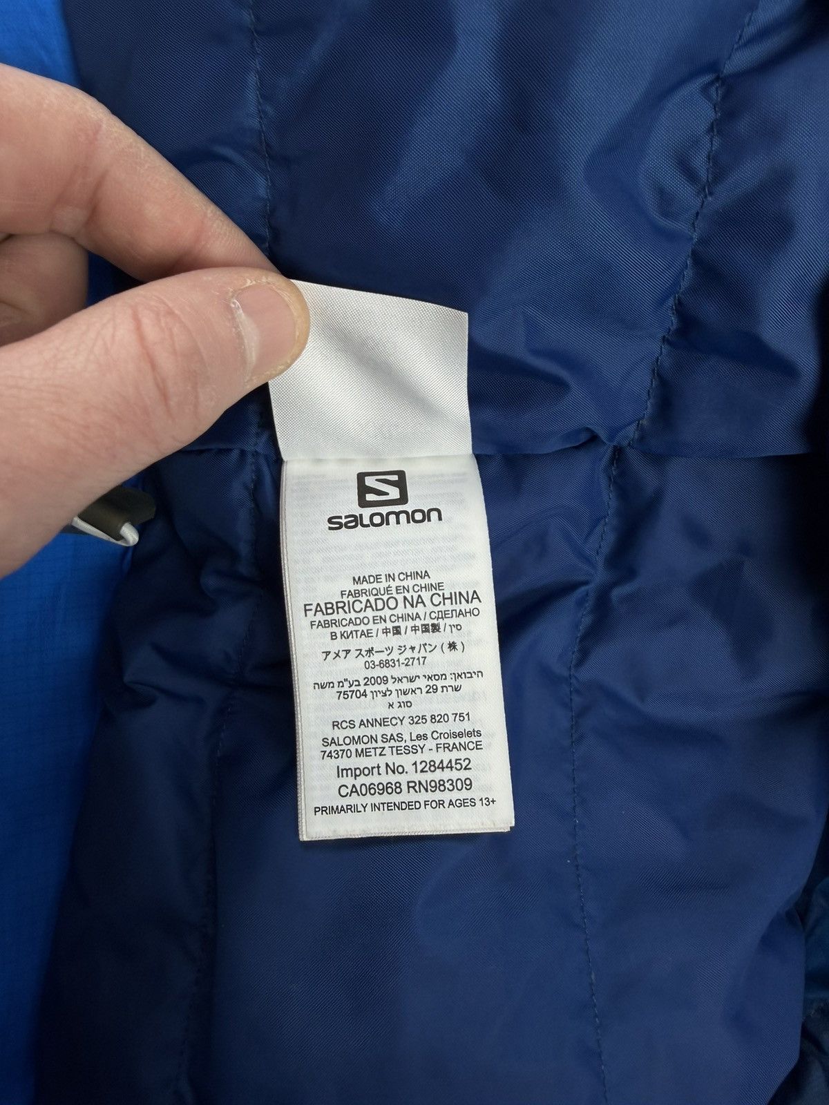 Salomon Salomon LAB Advanced Insulated Hooded Jacket Blue XXL Size US XXL / EU 58 / 5 - 14 Thumbnail