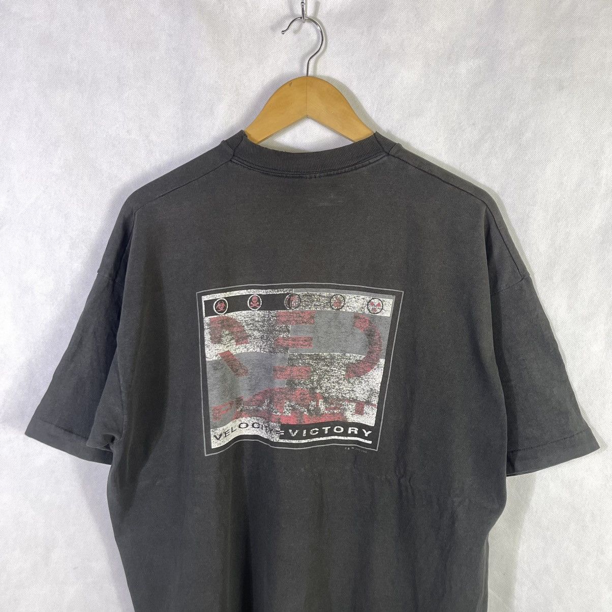 The Game Vintage 1993 Red Planet Virtual World Arcade Promo Tshirt Size US XXL / EU 58 / 5 - 5 Thumbnail