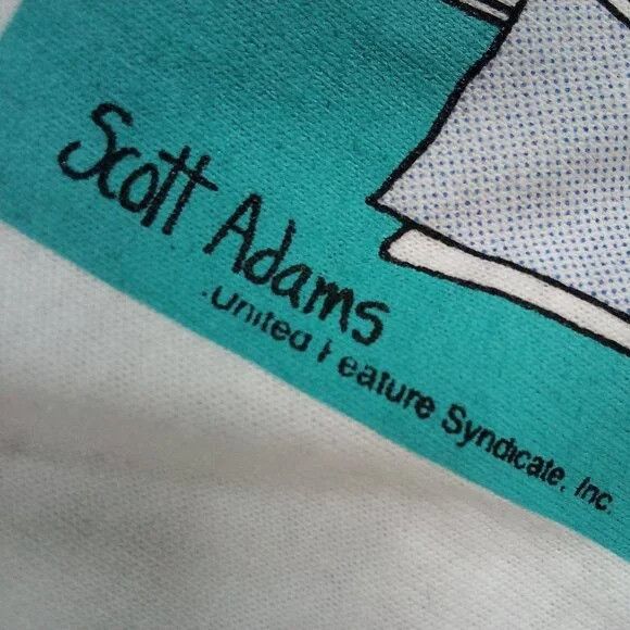 Vintage Deadstock Vintage Dilbert Two Goals This Year T-Shirt Size US XXL / EU 58 / 5 - 3 Thumbnail