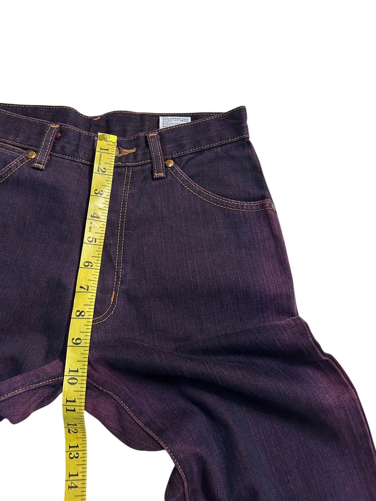 Kapital × Vintage × Wrangler FLARE WRANGLER VINTAGE JAPANESE PUNK DENIM JEANS Size US 27 - 13 Thumbnail