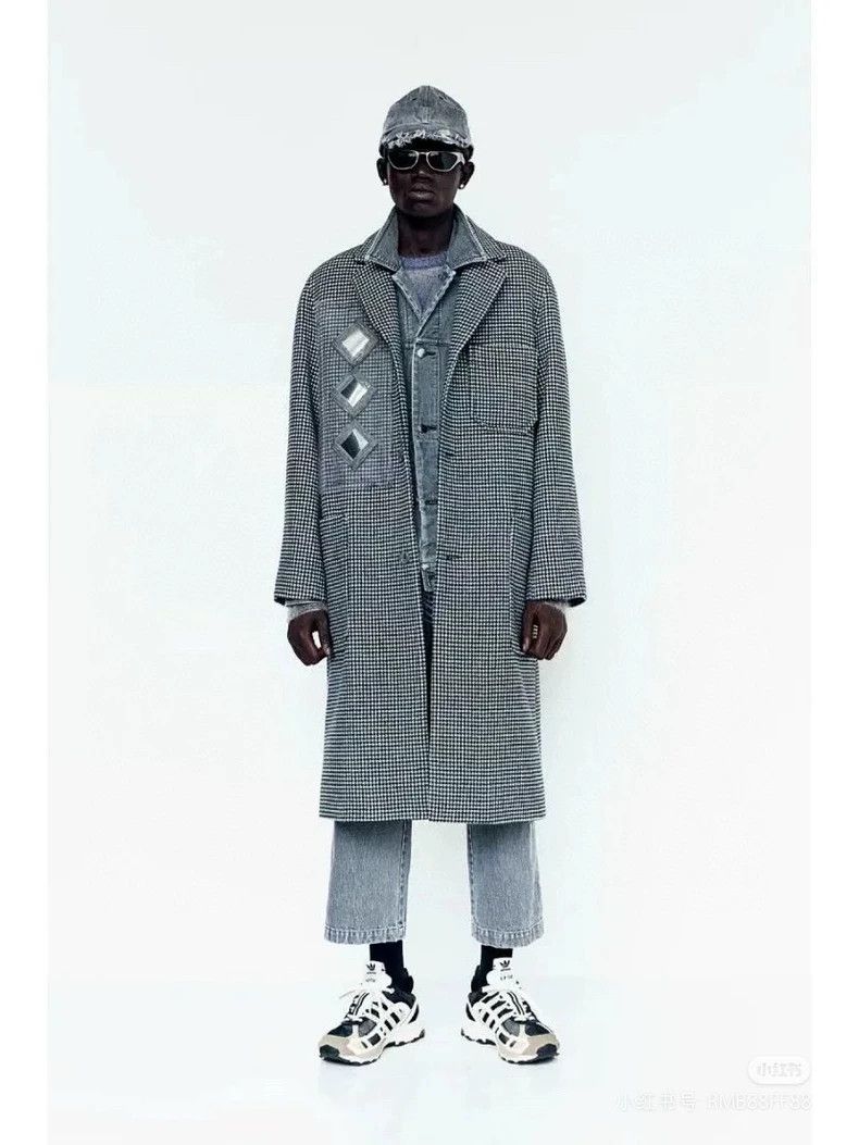 Song For The Mute Song For The Mute Glen Plaid Wool Overcoat Size US S / EU 44-46 / 1 - 7 Thumbnail