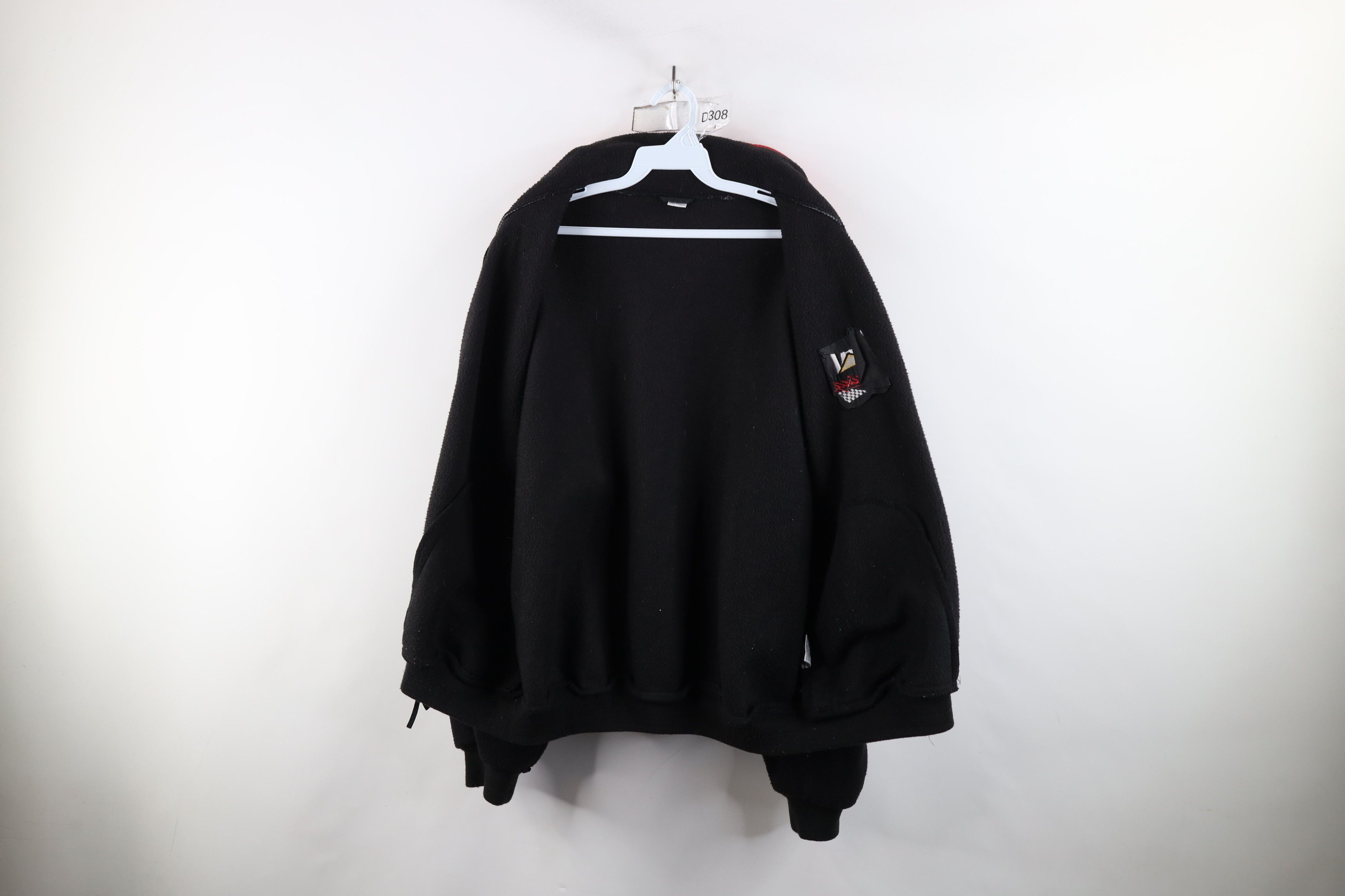 Vintage Vintage 90s Caterpillar Cat Racing Full Zip Fleece Jacket Size US L / EU 52-54 / 3 - 8 Thumbnail