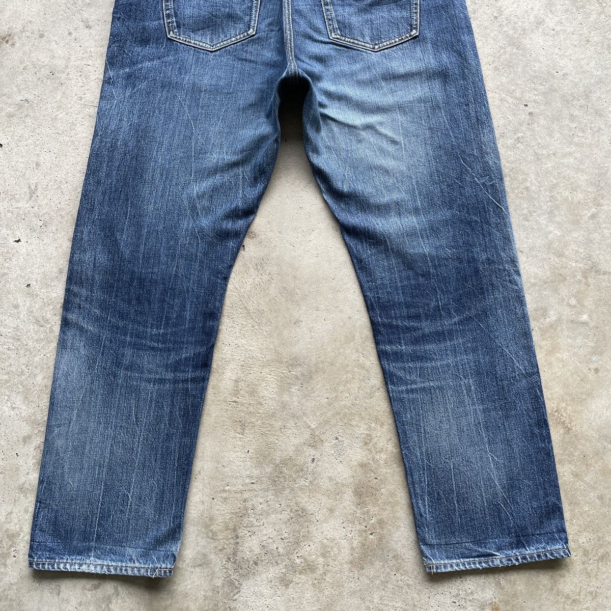 Japanese Brand × Jean × Vintage Vintage Japanese Faded Distressed Selvedge Jeans Pants W37 Size US 37 - 11 Thumbnail