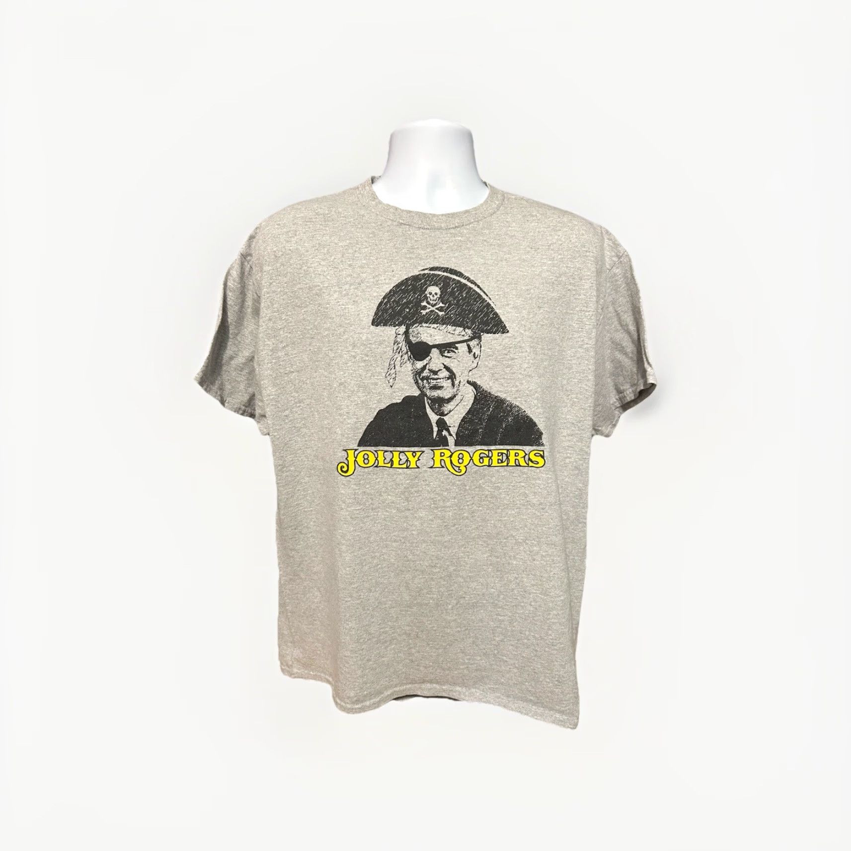 Gildan Gildan T-Shirt Pittsburgh Pirates Jolly Rogers Crew Neck Men XL Gray Short Sleeve Sports Vintage No Size US XL / EU 56 / 4 - 3 Thumbnail