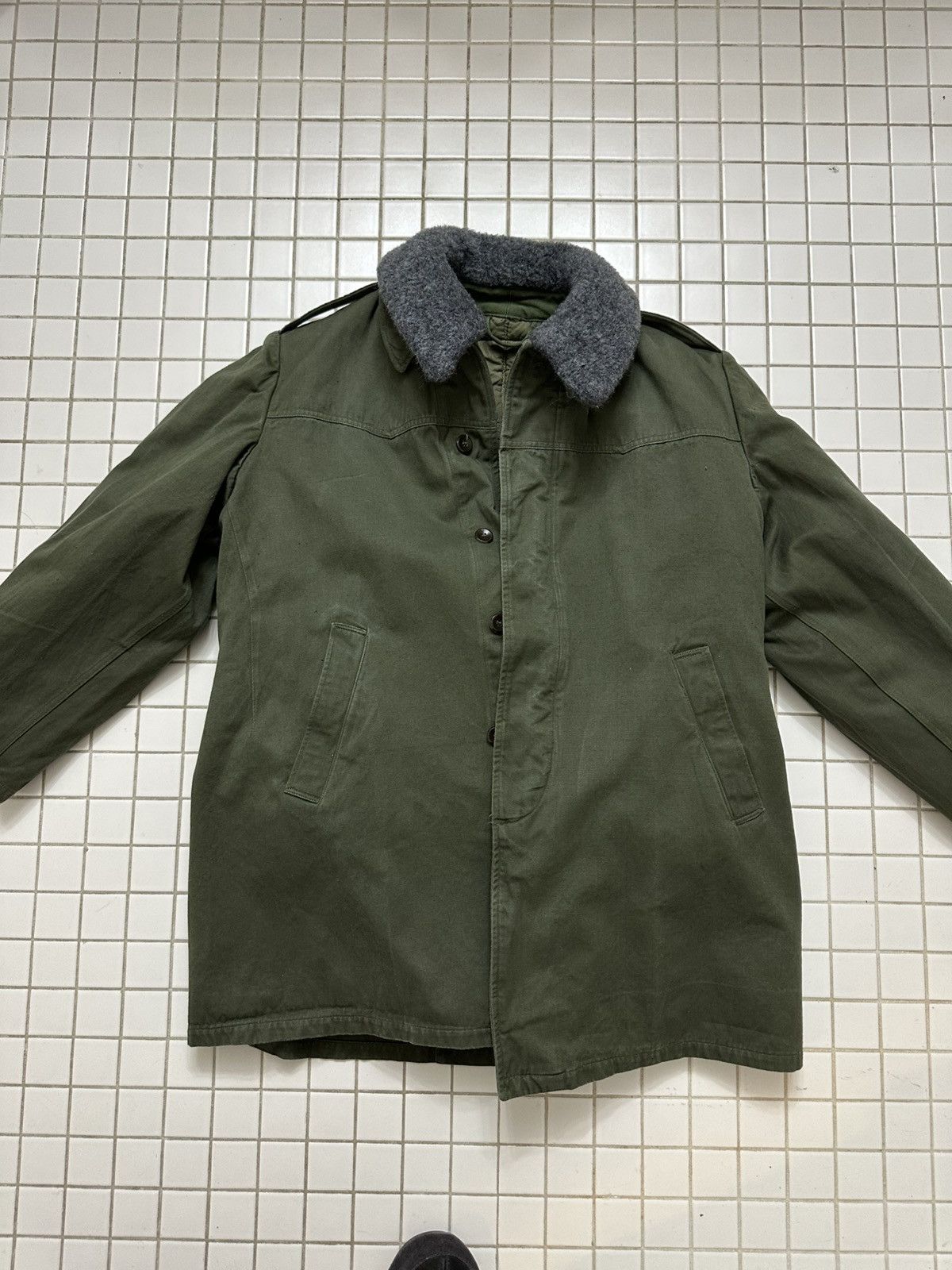 Vintage 60s Military Jacket liner with Shell Size US M / EU 48-50 / 2 - 8 Thumbnail